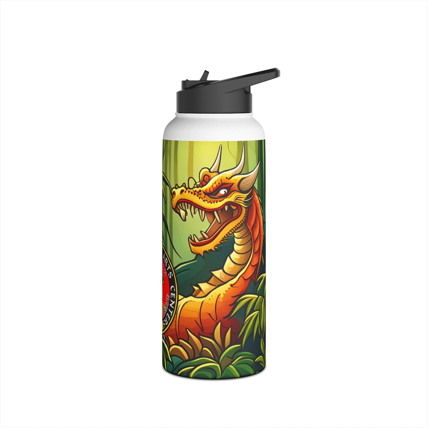 Dragon Stainless Steel Water Bottle, Standard Lid