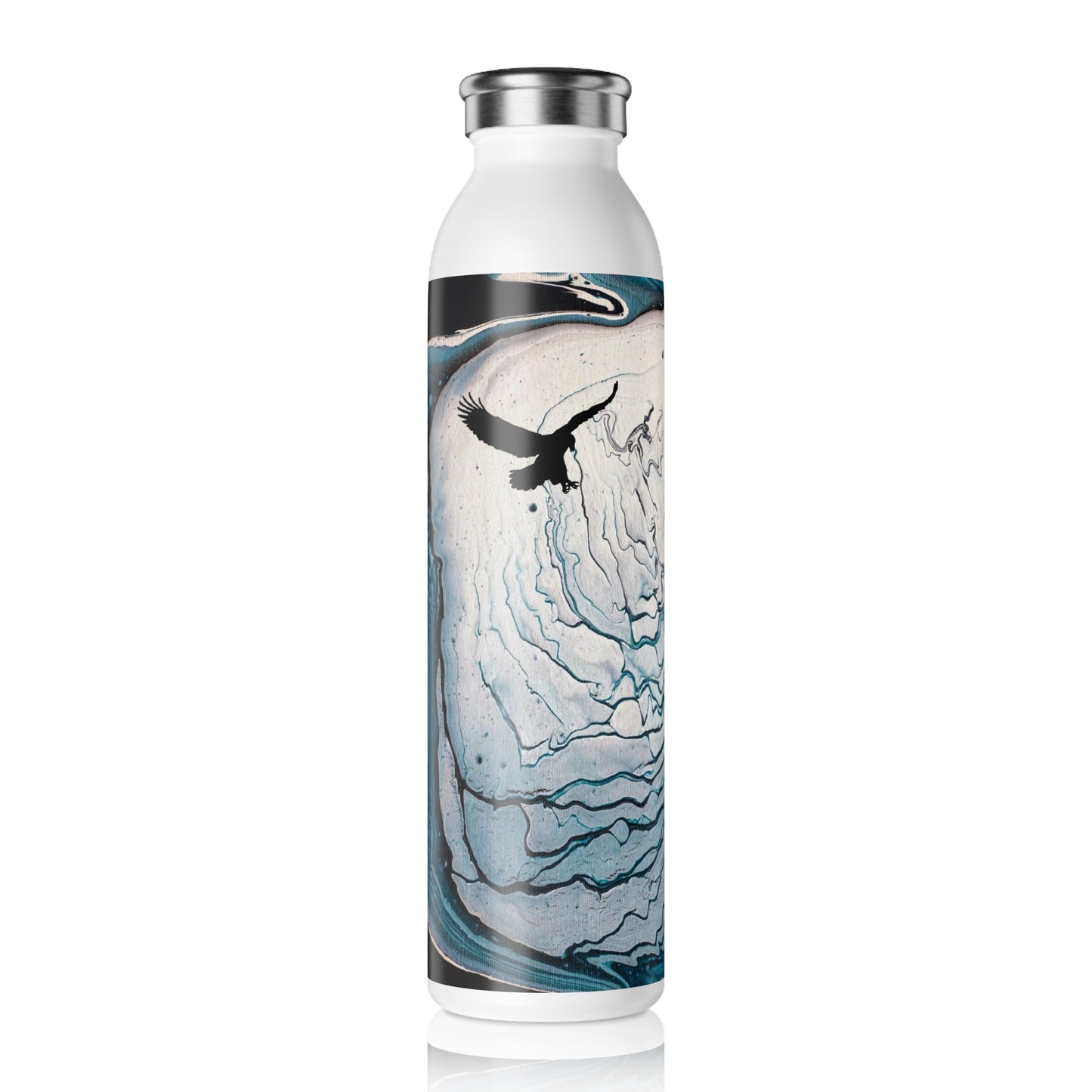 Philly FB Fan Slim Water Bottle