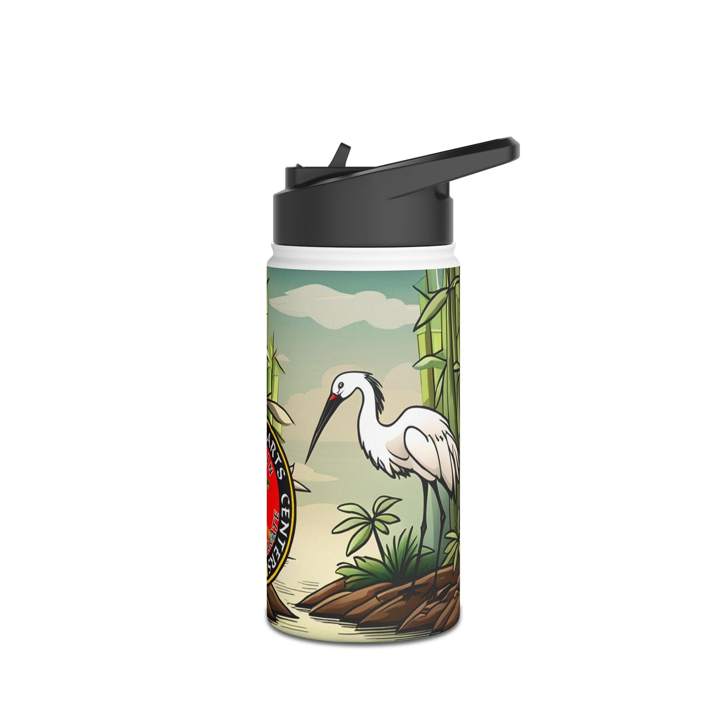 Crane Stainless Steel Water Bottle, Standard Lid