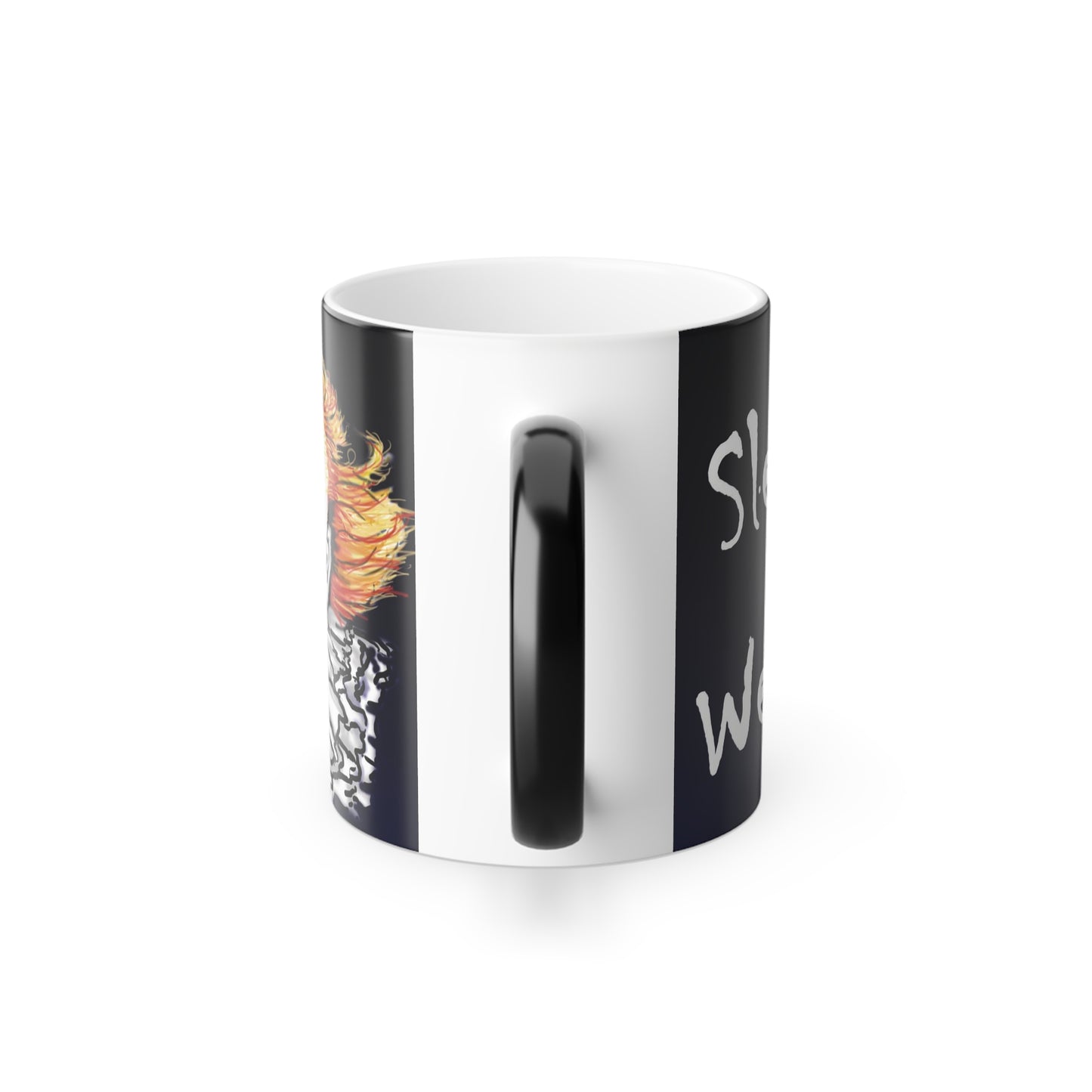 Peek-a-BOO! Clown (Right Handed) Color Changing Mug