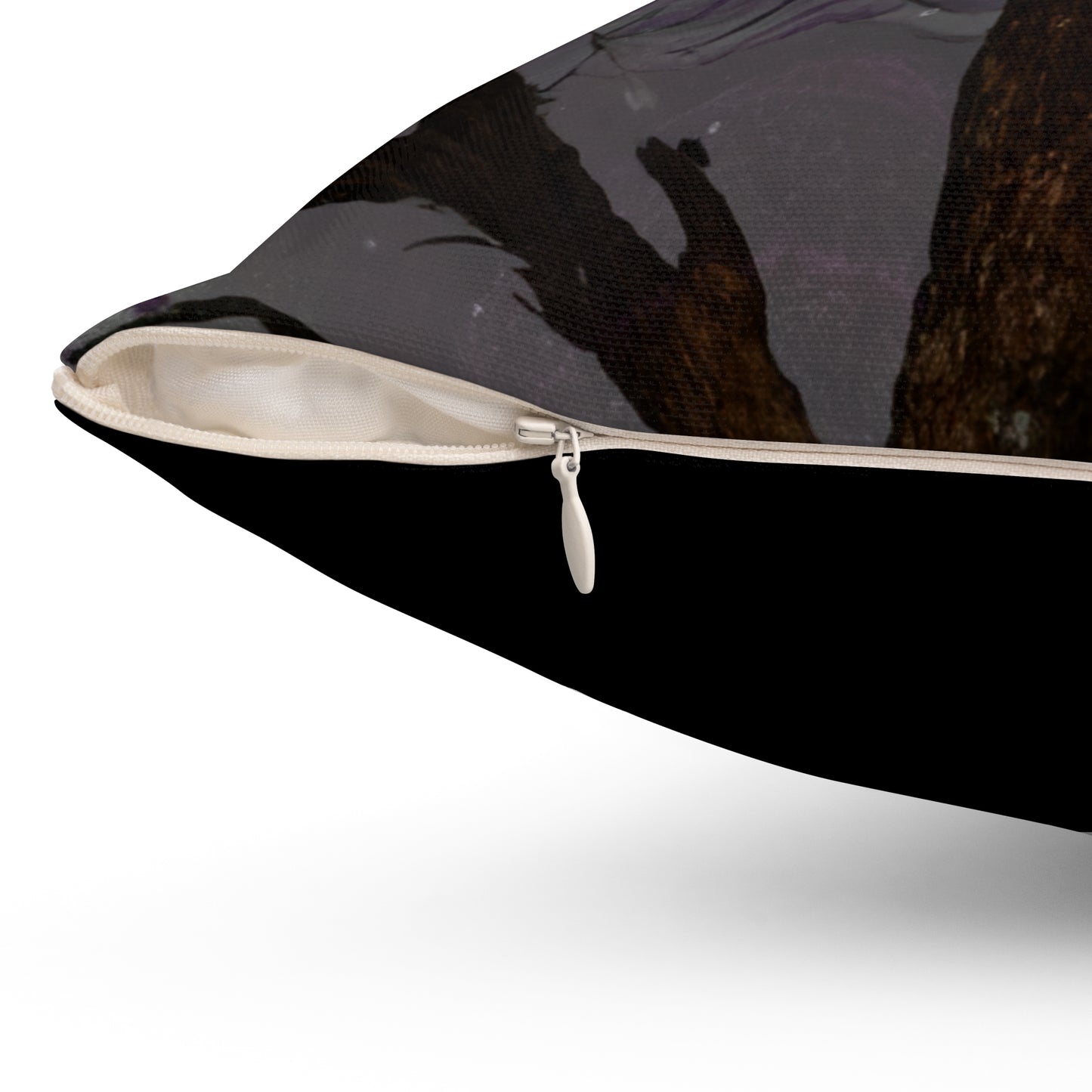 Nevermore Spun Polyester Square Pillow