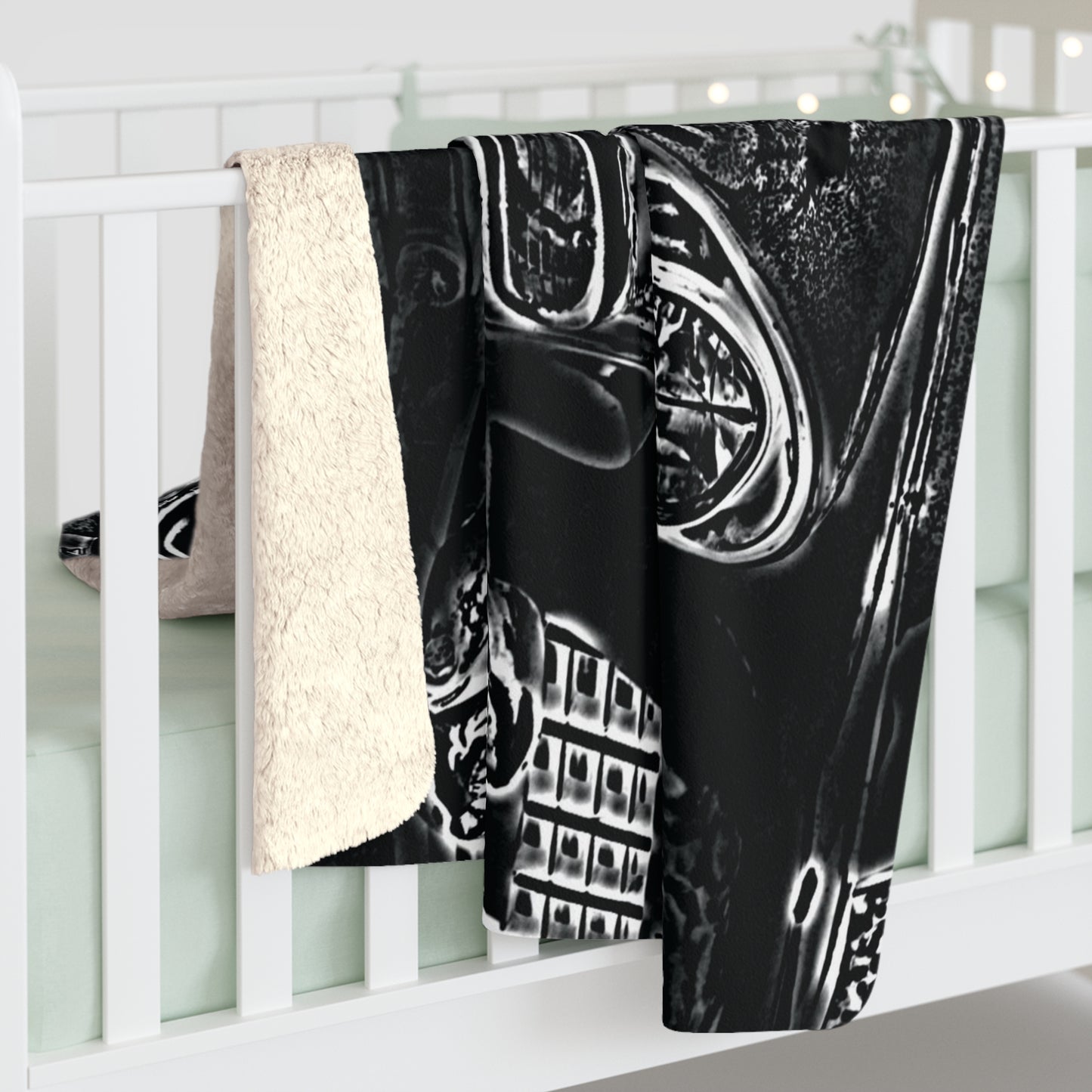 Fifty Five Sherpa Fleece Blanket