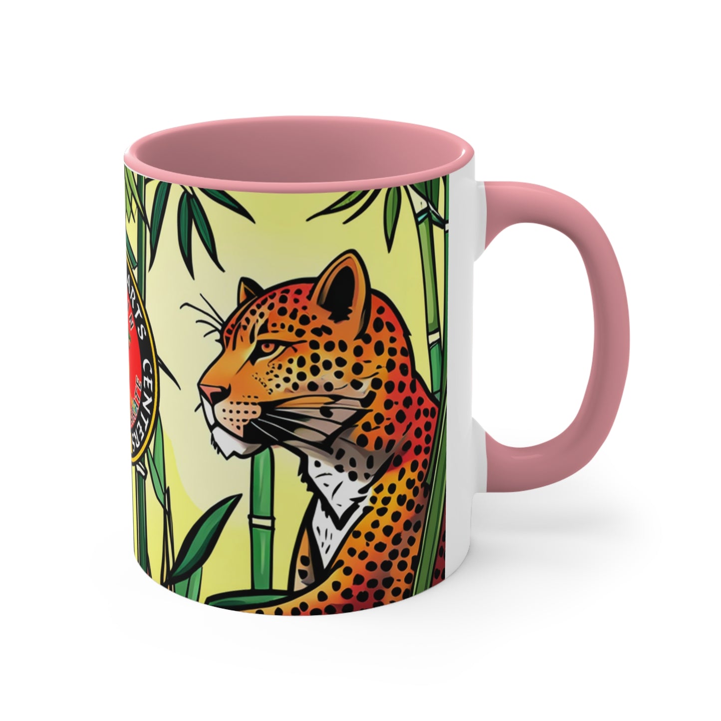 Leopard in Bamboo Forest Accent Coffee Mug, 11oz