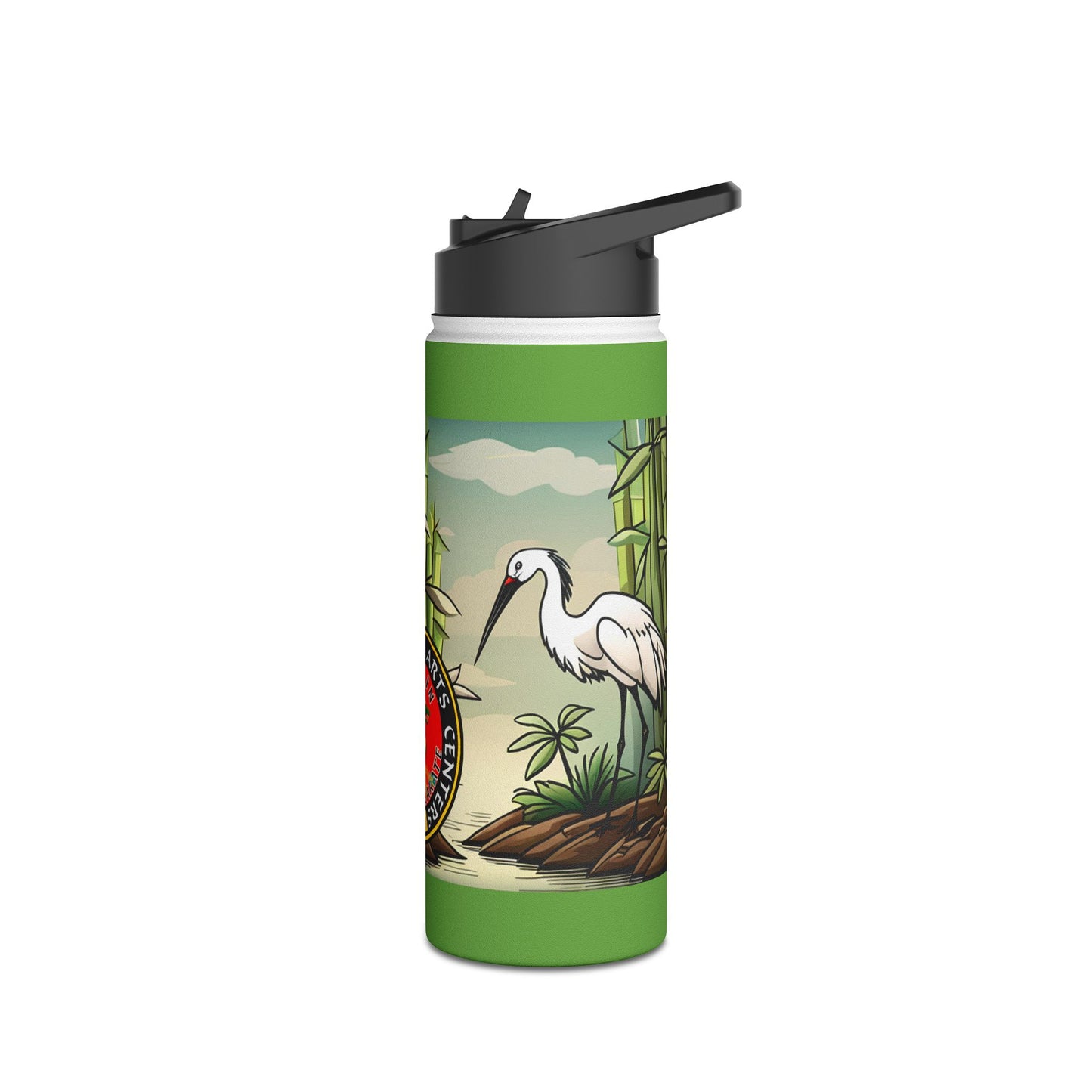Crane Stainless Steel Water Bottle, Standard Lid