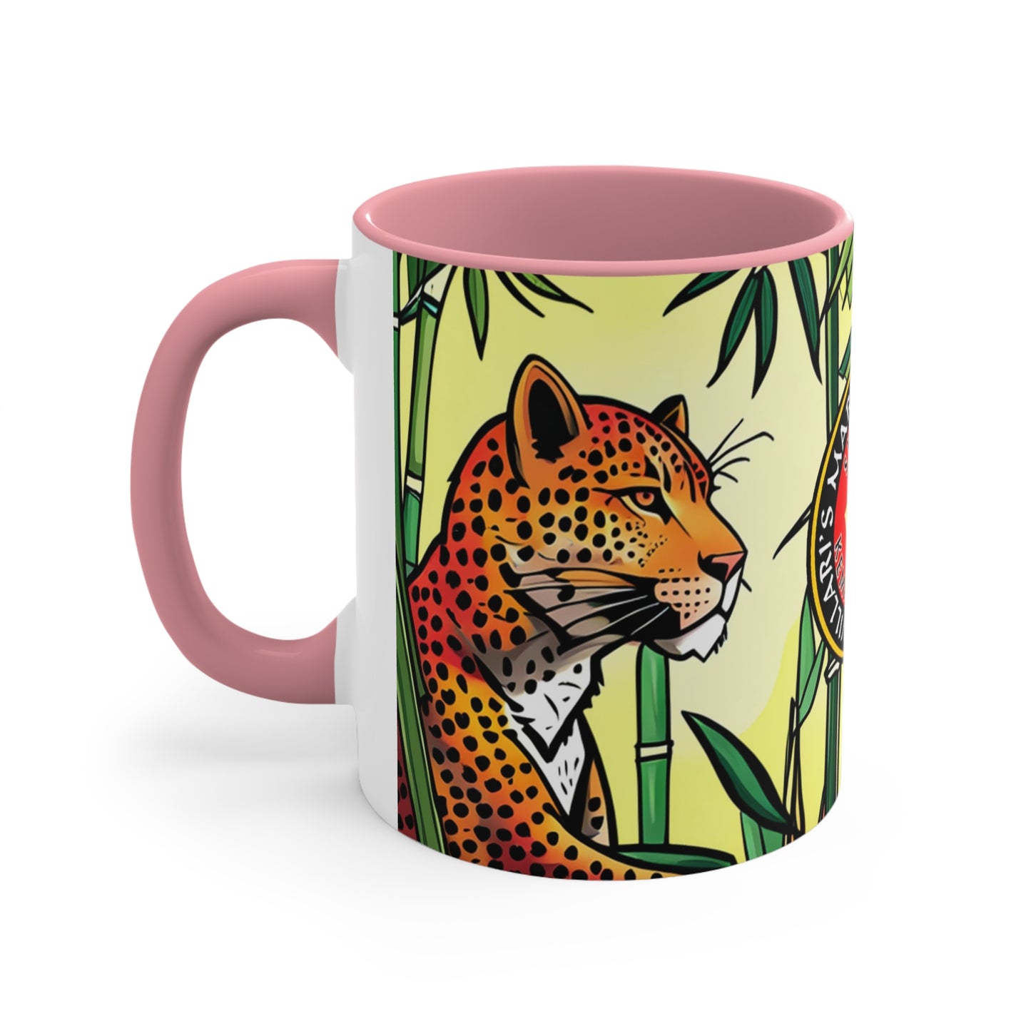 Leopard in Bamboo Forest Accent Coffee Mug, 11oz