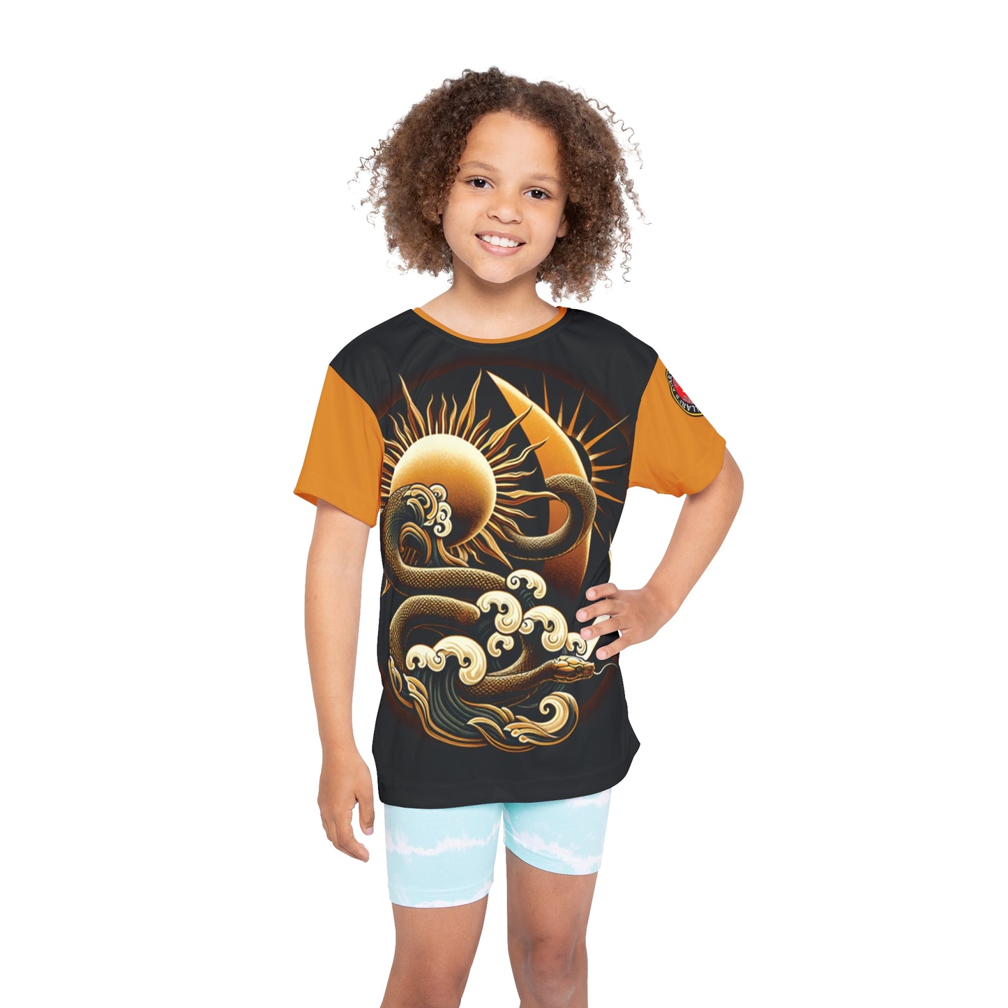 Orange Sun & Moon with Snake Villaris-Youth