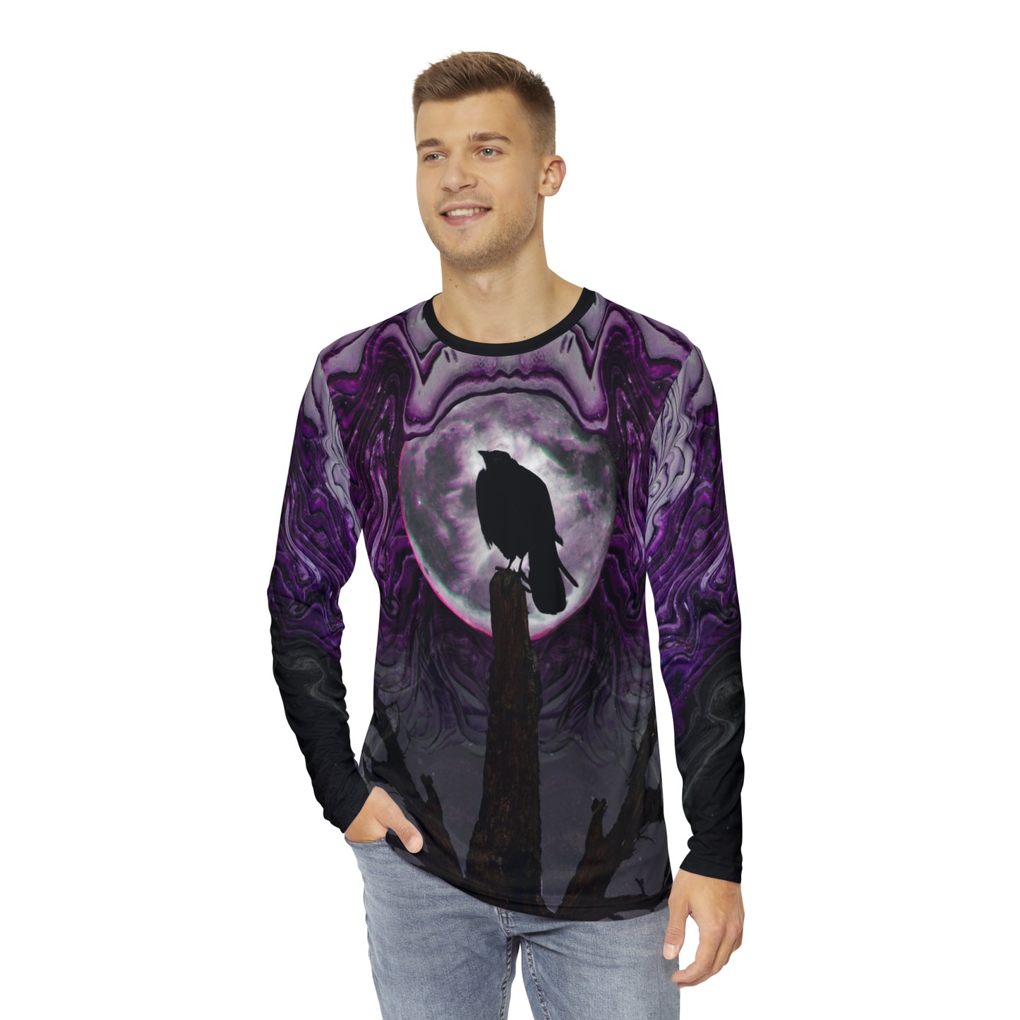 Nevermore Long Sleeve Shirt (AOP)