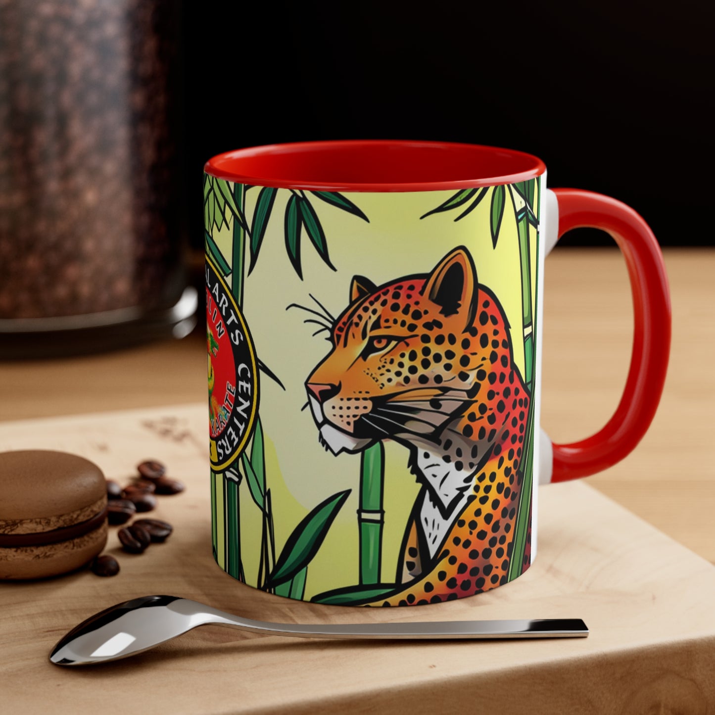 Leopard in Bamboo Forest Accent Coffee Mug, 11oz