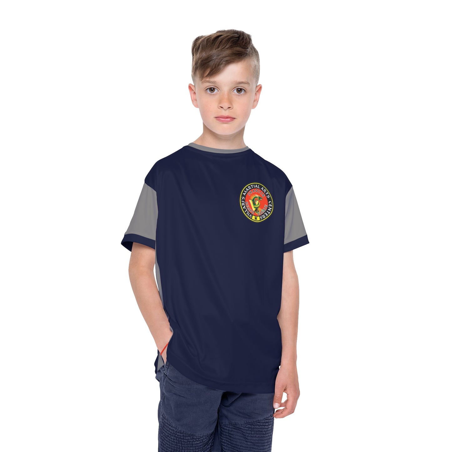 Blue Gray Villari's Harleysville GI Top