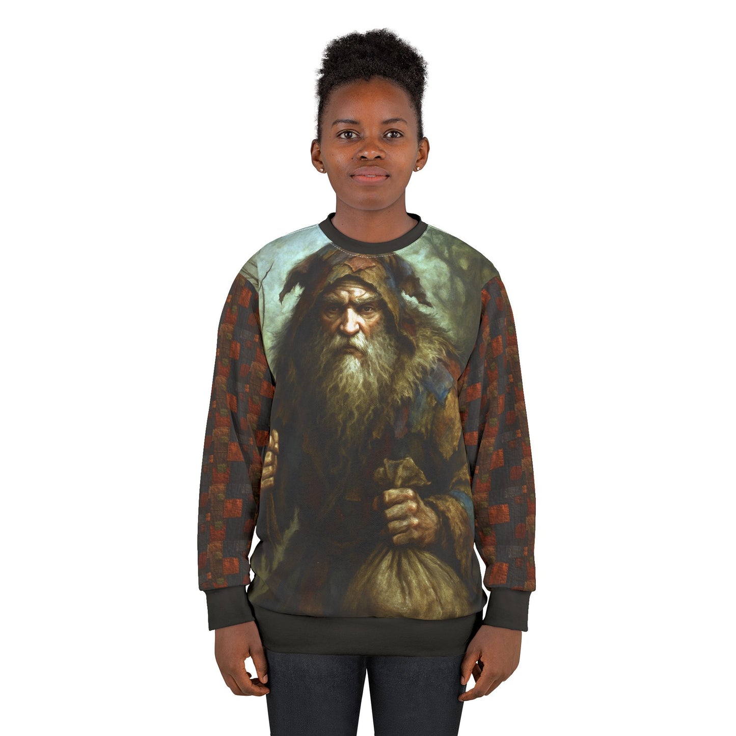 Belsnickel Folklore Sweatshirt — Vintage German Christmas Tale Design