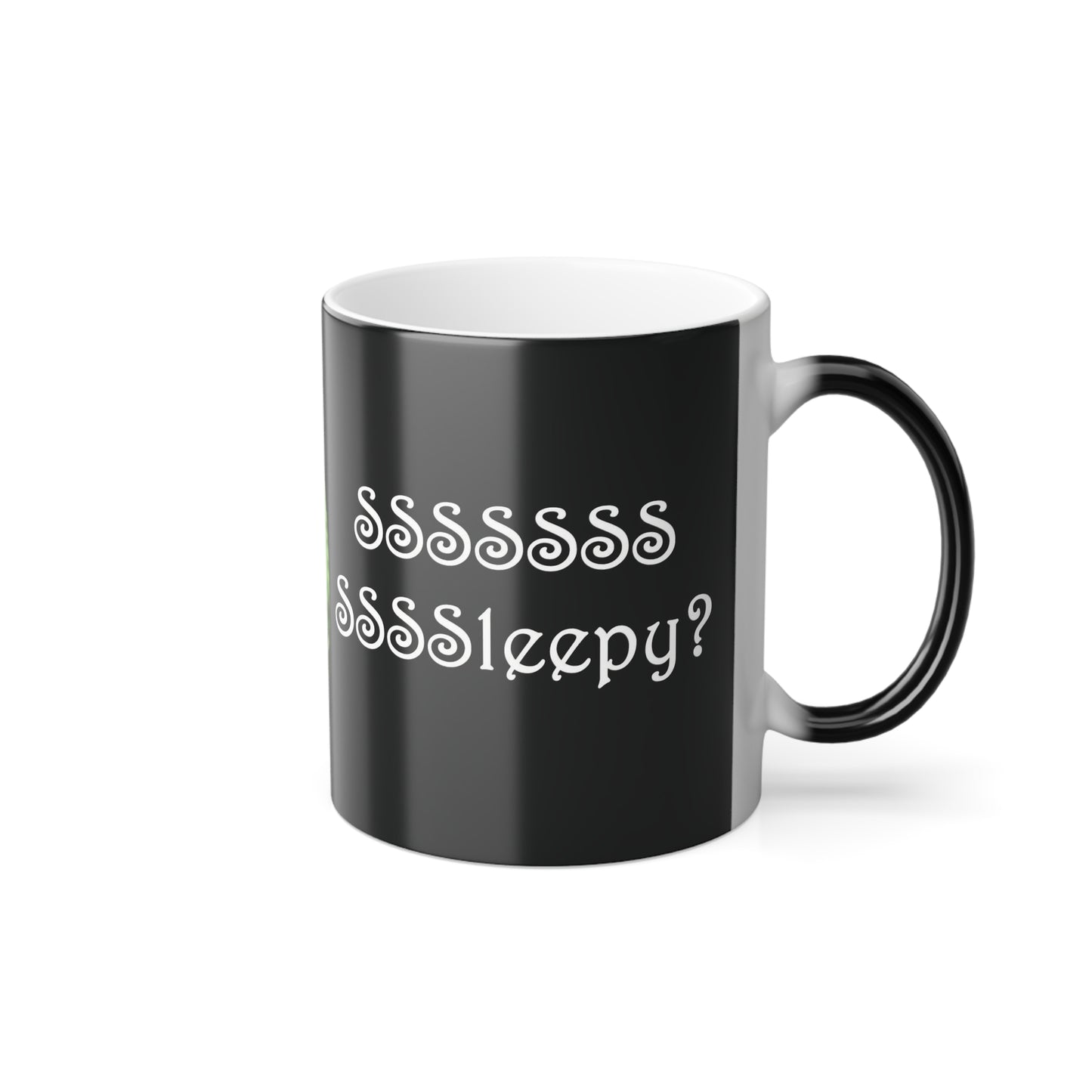 Peek-a-BOO! Snake (Left Handed) Color Changing Mug