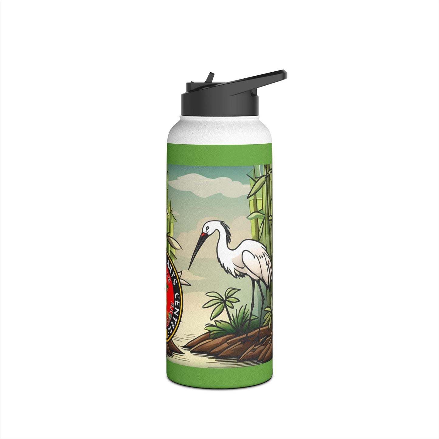 Crane Stainless Steel Water Bottle, Standard Lid