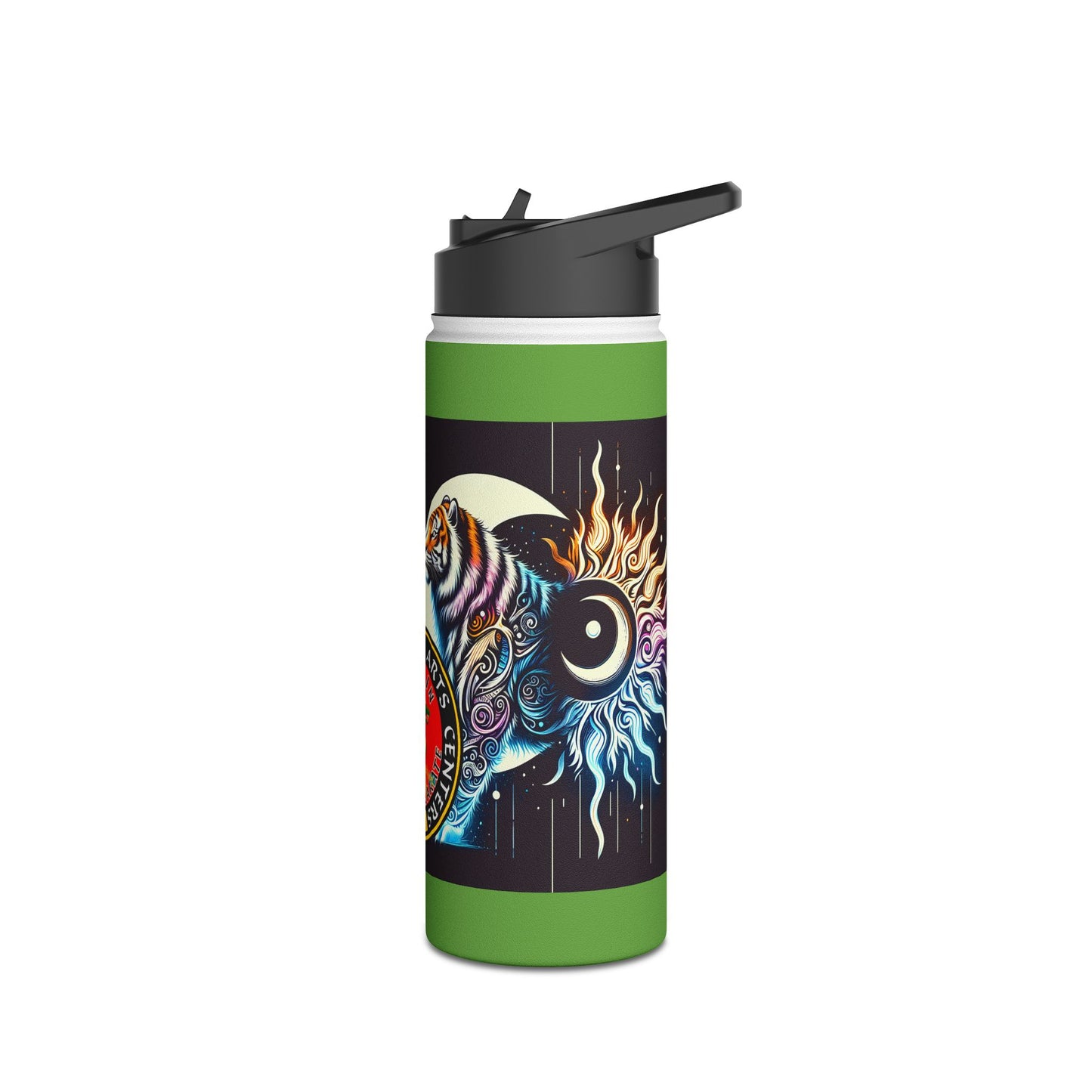 Celestial Tiger Stainless Steel Water Bottle, Standard Lid