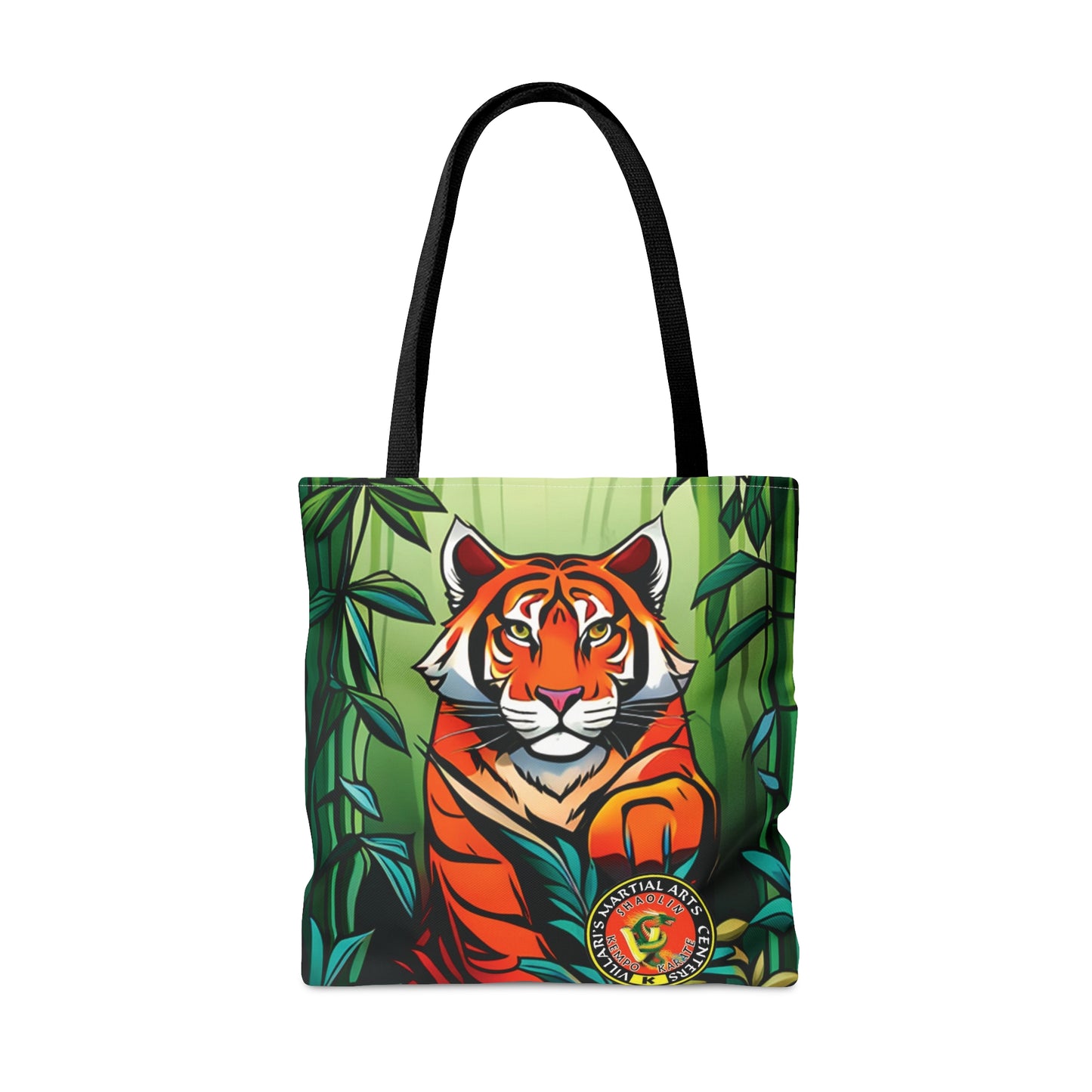 Tiger in Bamboo Forest Tote Bag