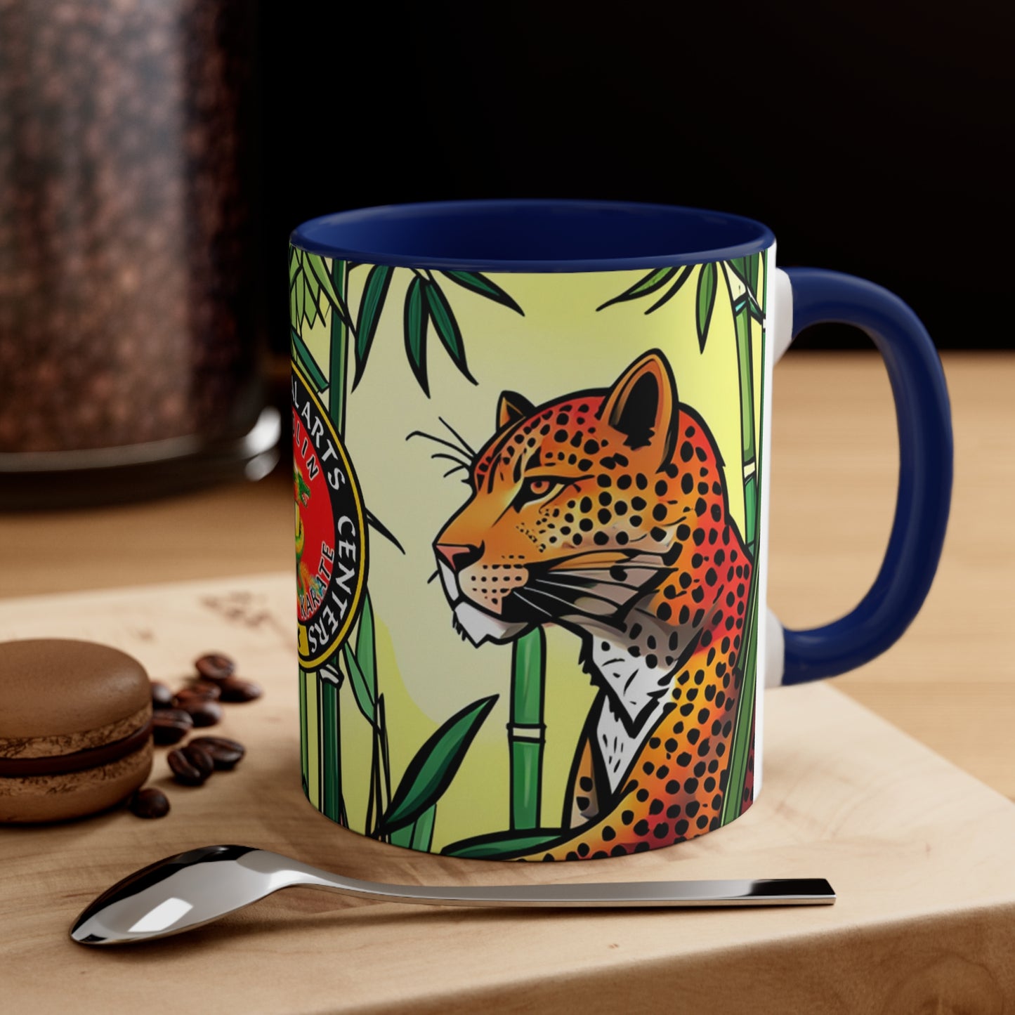 Leopard in Bamboo Forest Accent Coffee Mug, 11oz