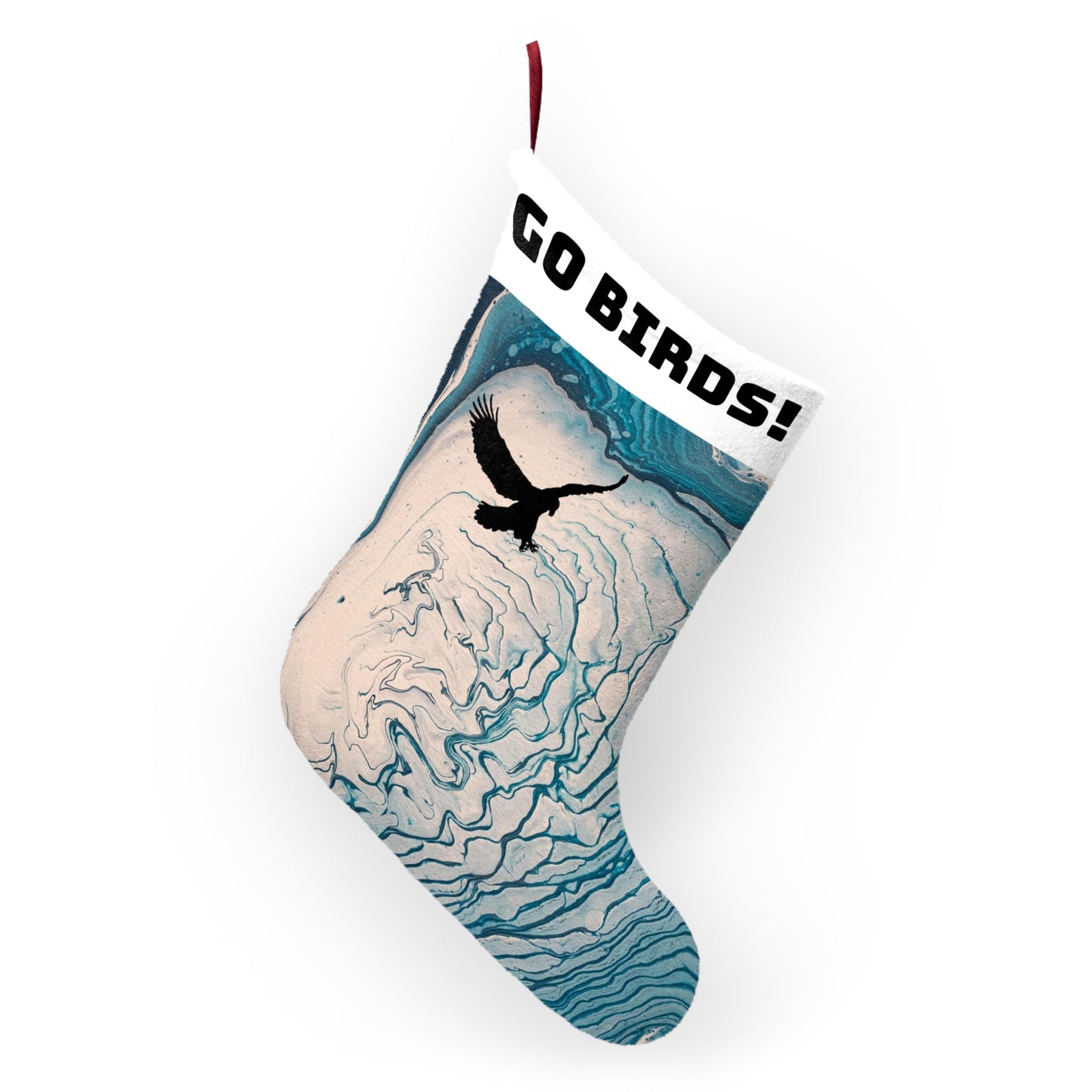 "Go Birds!" Untraditional Christmas Stocking