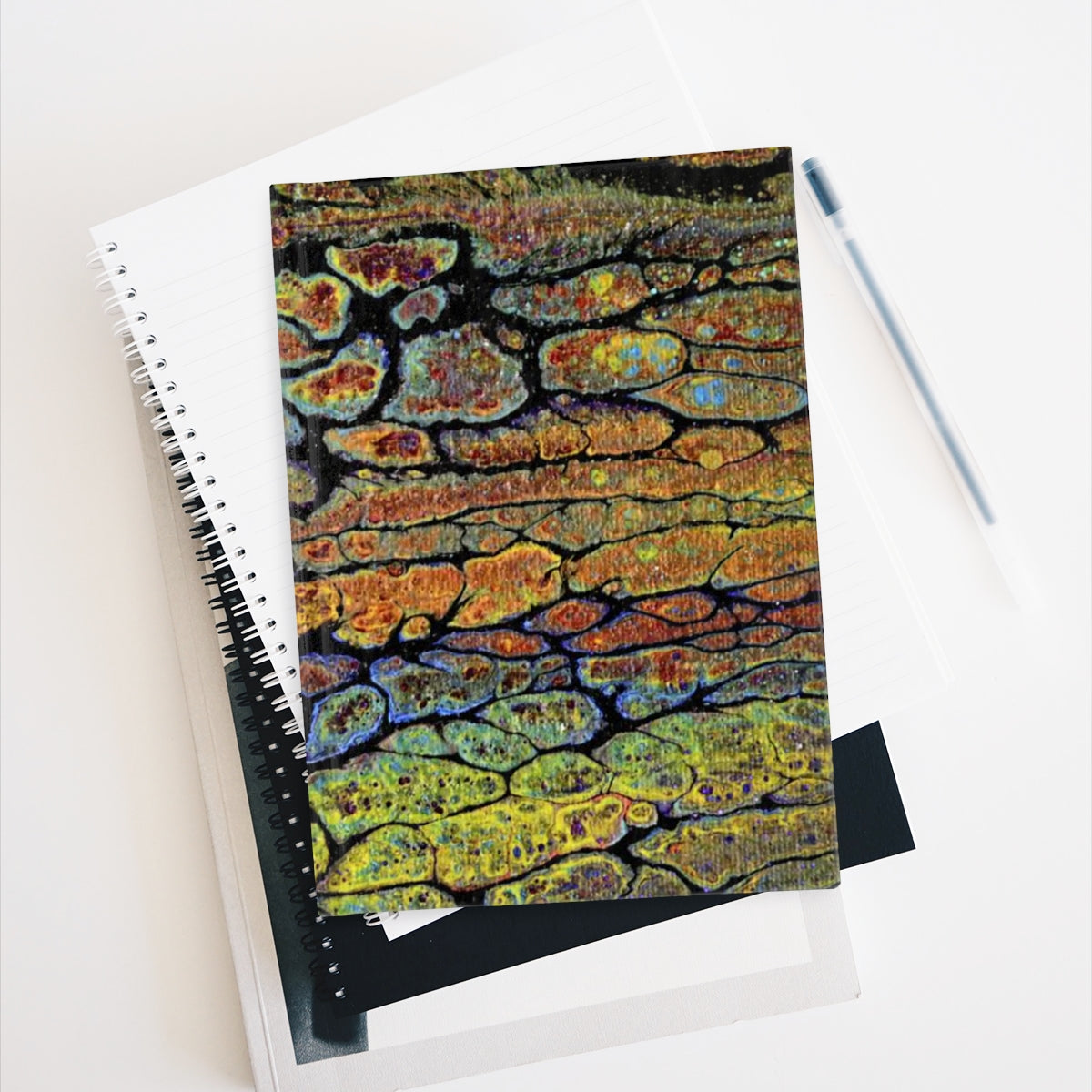 Metallic Swipe Journal - Ruled Line