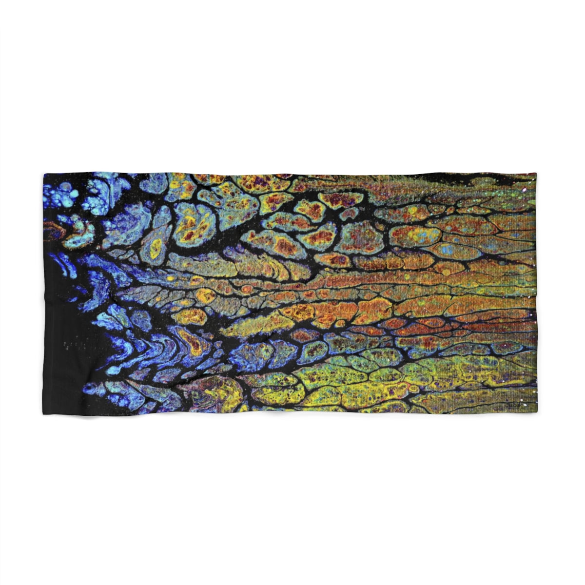 Metallic Swipe Beach Towel