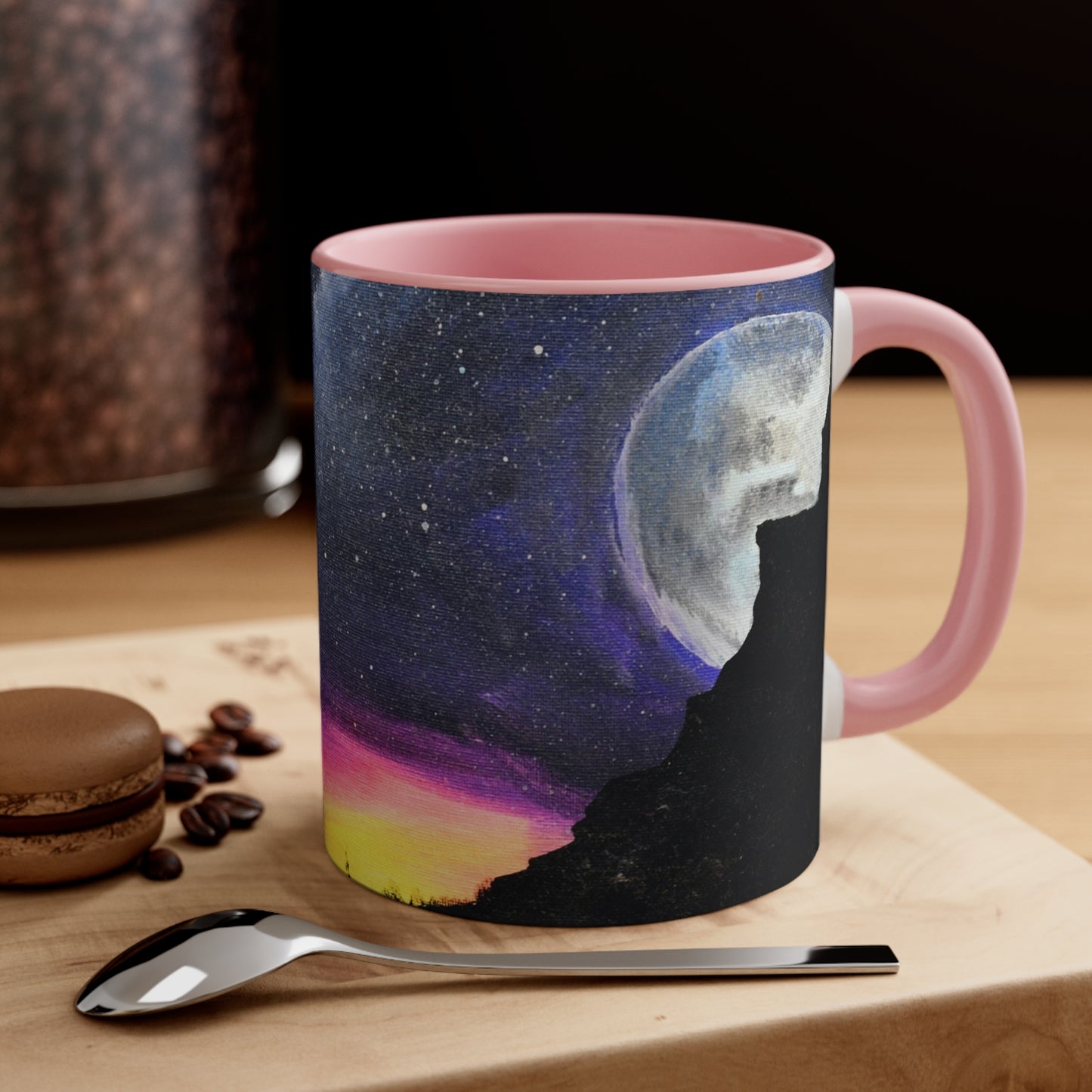 Galaxy Moon Mug