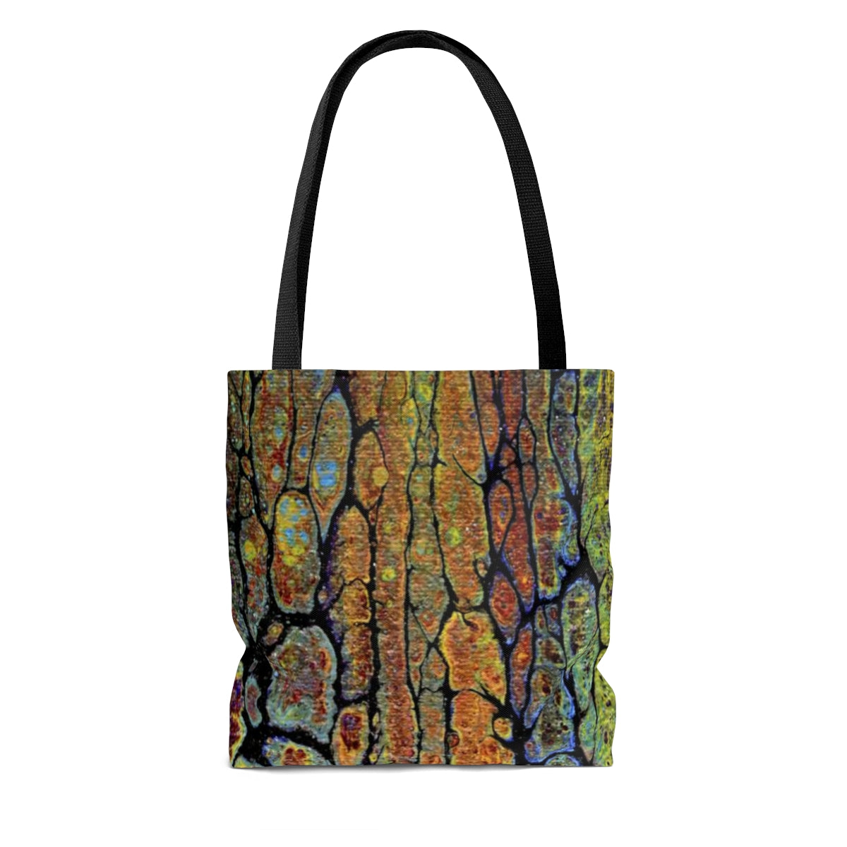 Metallic Swipe Tote Bag