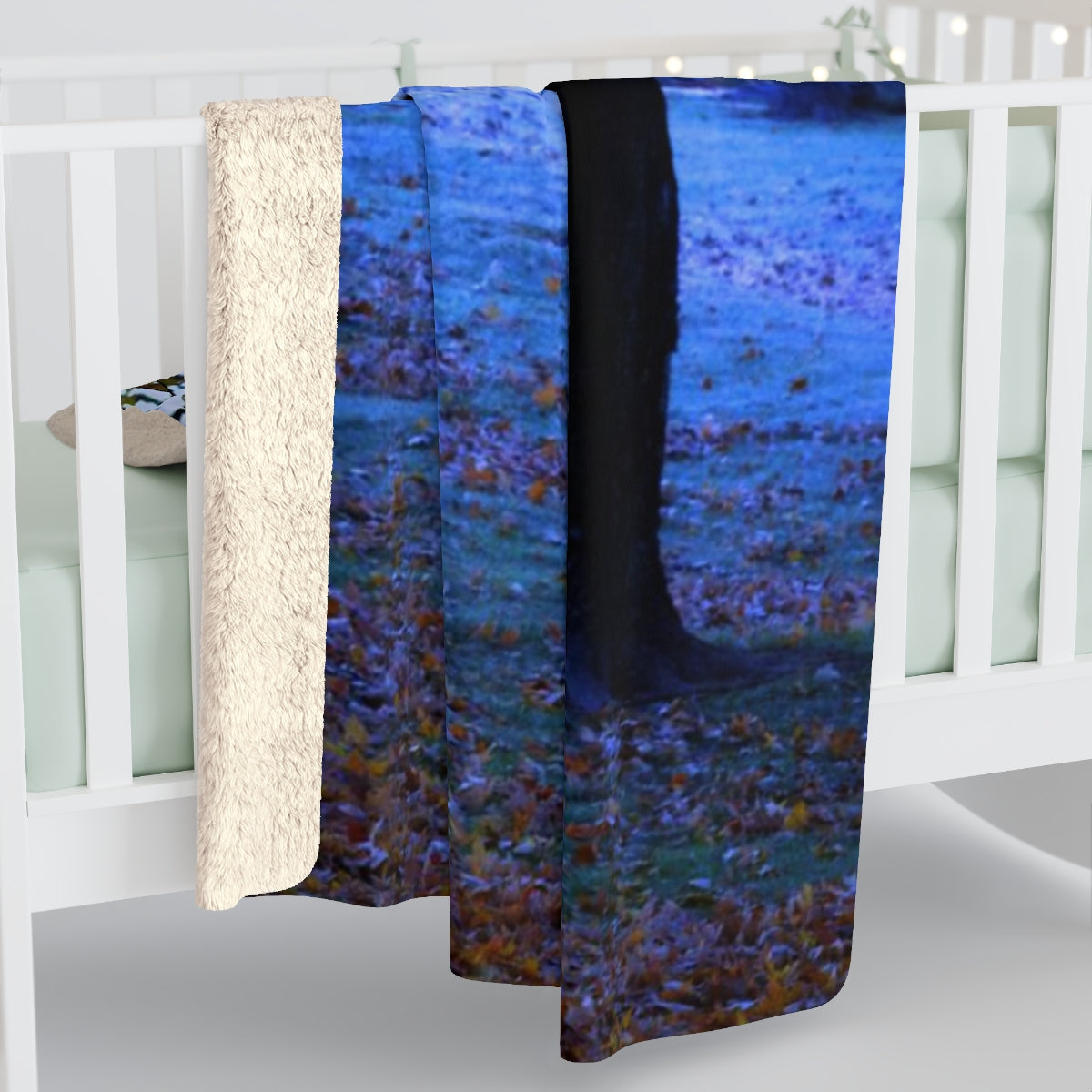 Cool Fall Sherpa Fleece Blanket