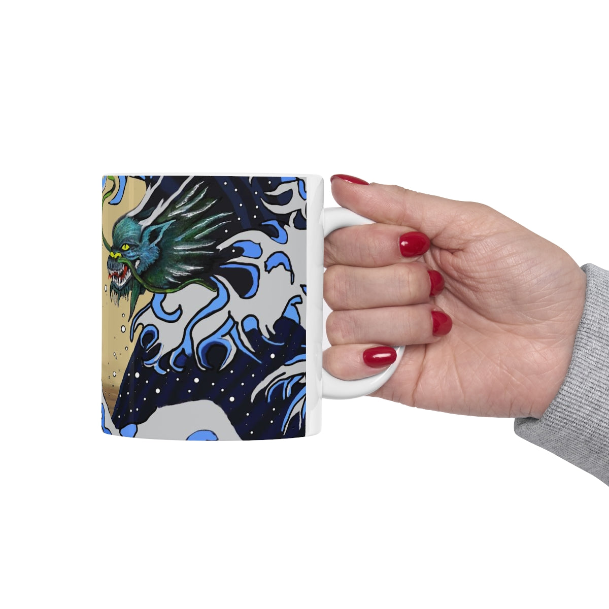 Earth & Sea Battle Ceramic Mug