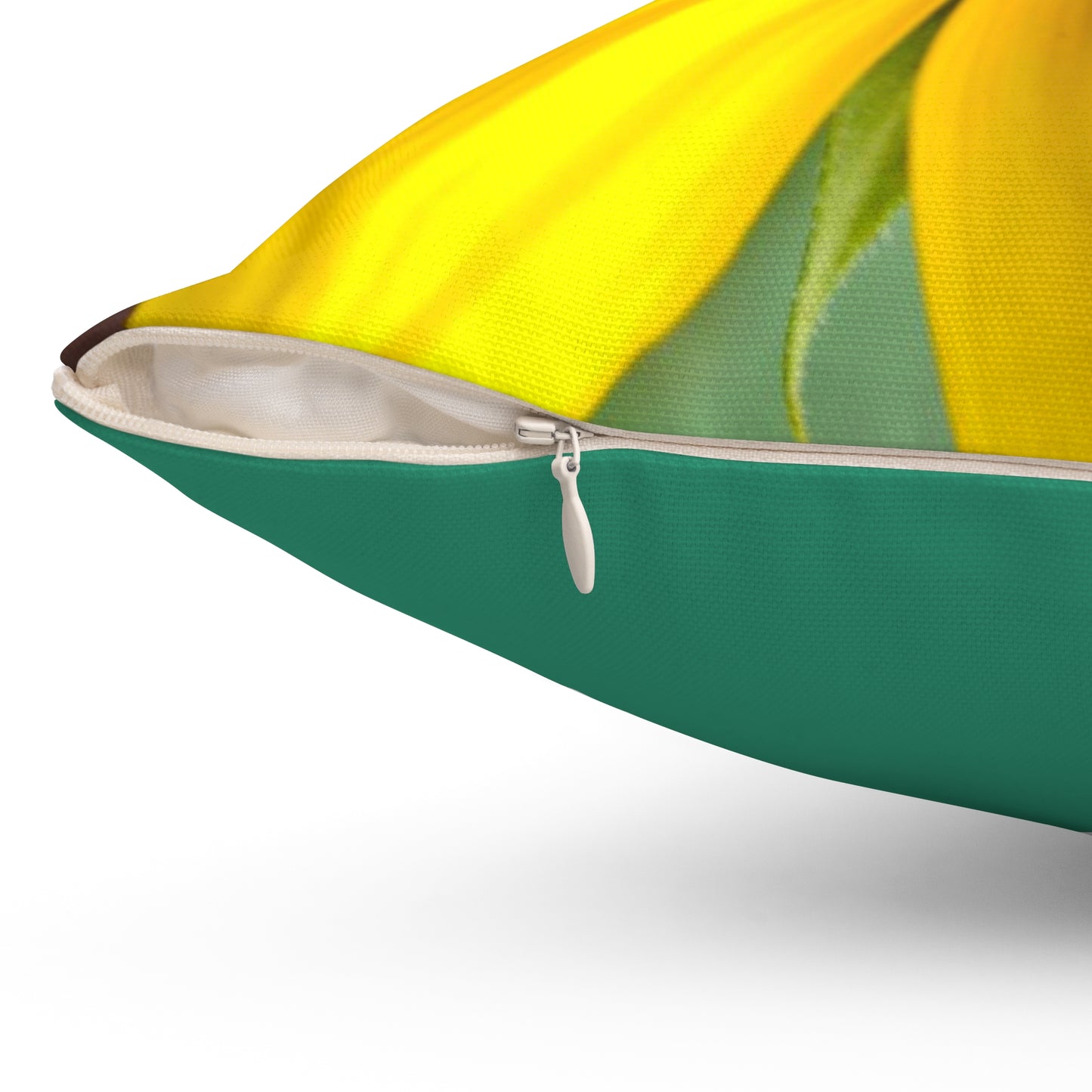 Sunflower Inner Circle Spun Polyester Square Pillow