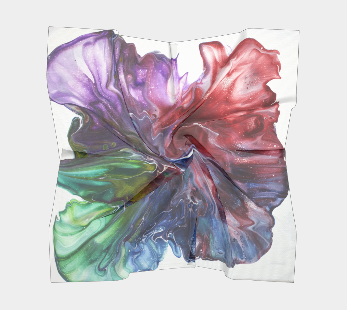 Dutch Rainbow Square Scarf