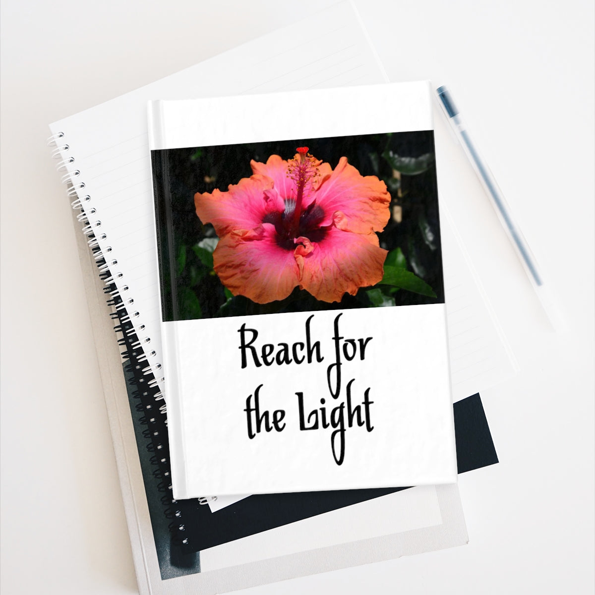 Hibiscus Reaching Journal - Blank