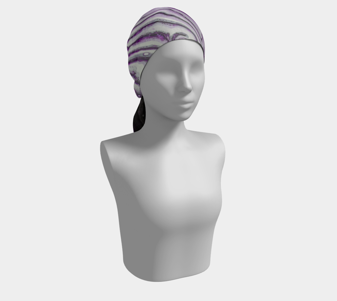 Purple Daz Long Scarf
