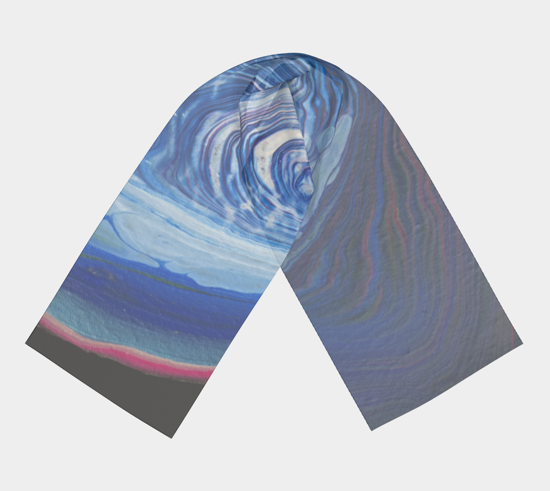 Half Geode Long Scarf