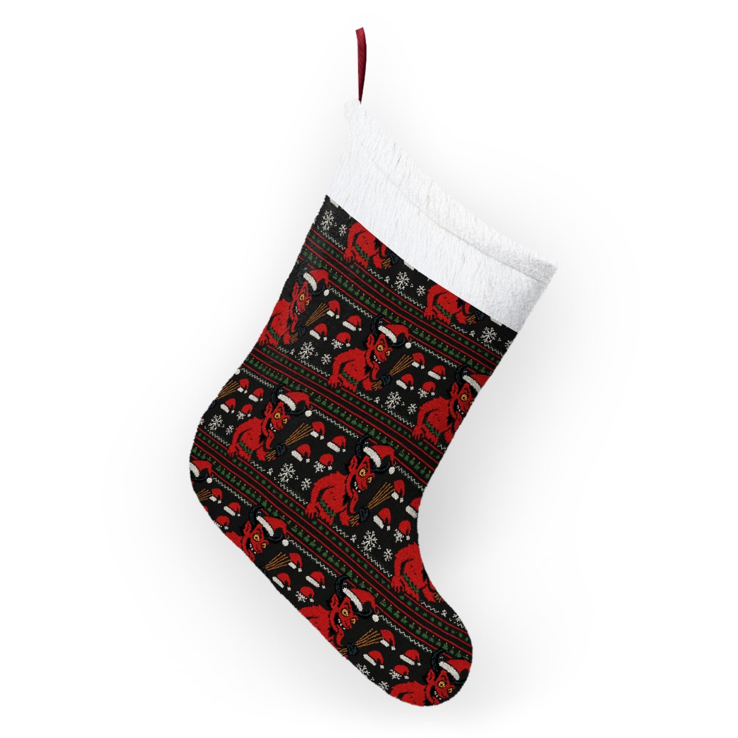 Krampus Untraditional Christmas Stocking