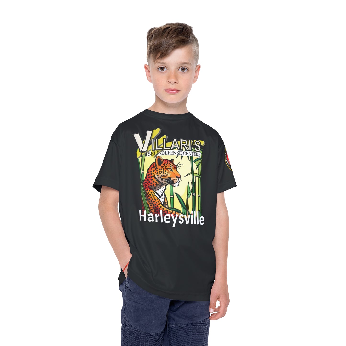 Youth: Black Leopard in Bamboo Forest