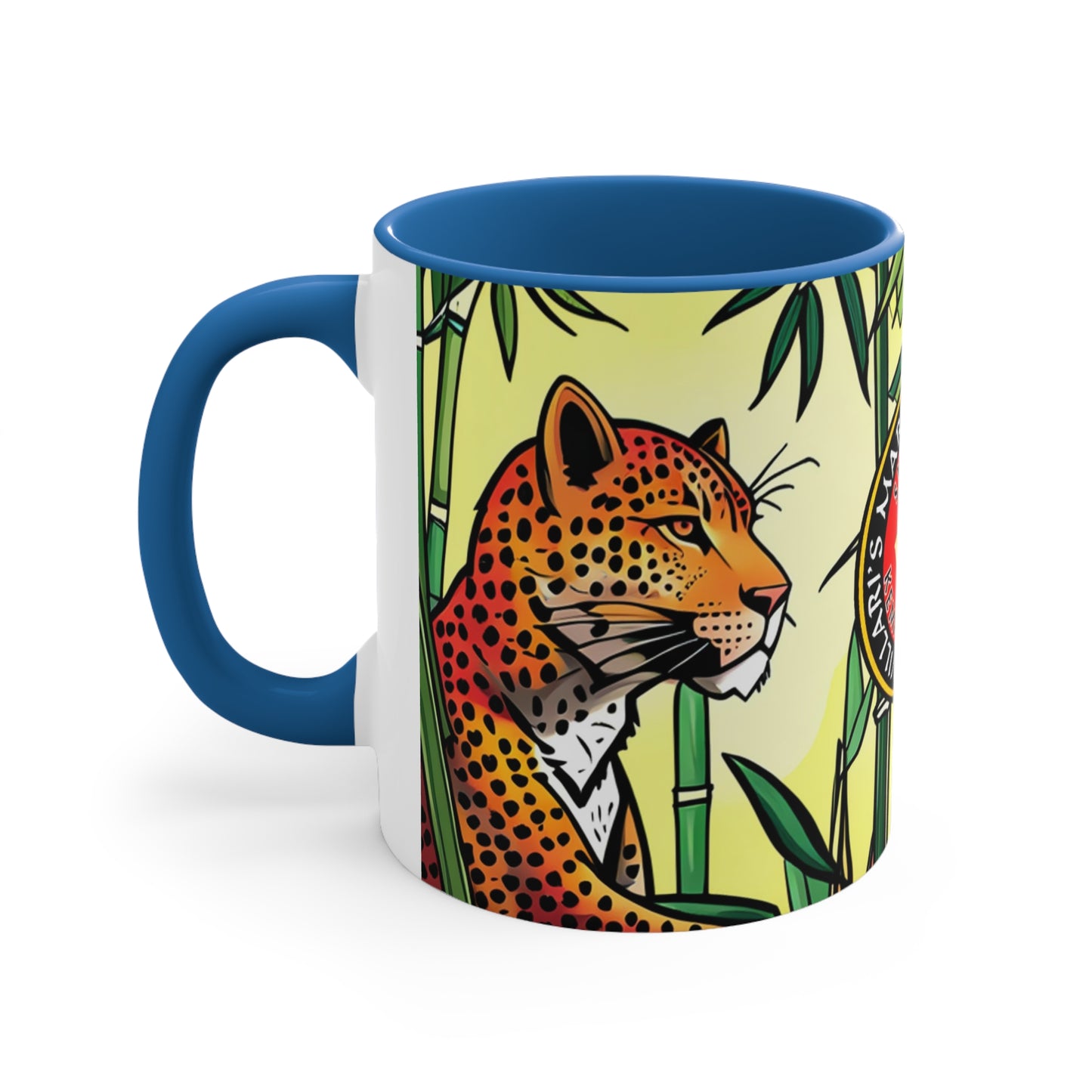 Leopard in Bamboo Forest Accent Coffee Mug, 11oz