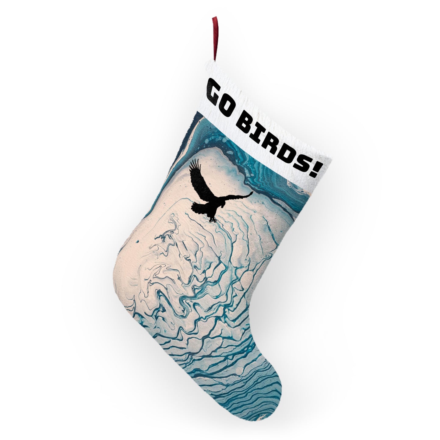"Go Birds!" Untraditional Christmas Stocking