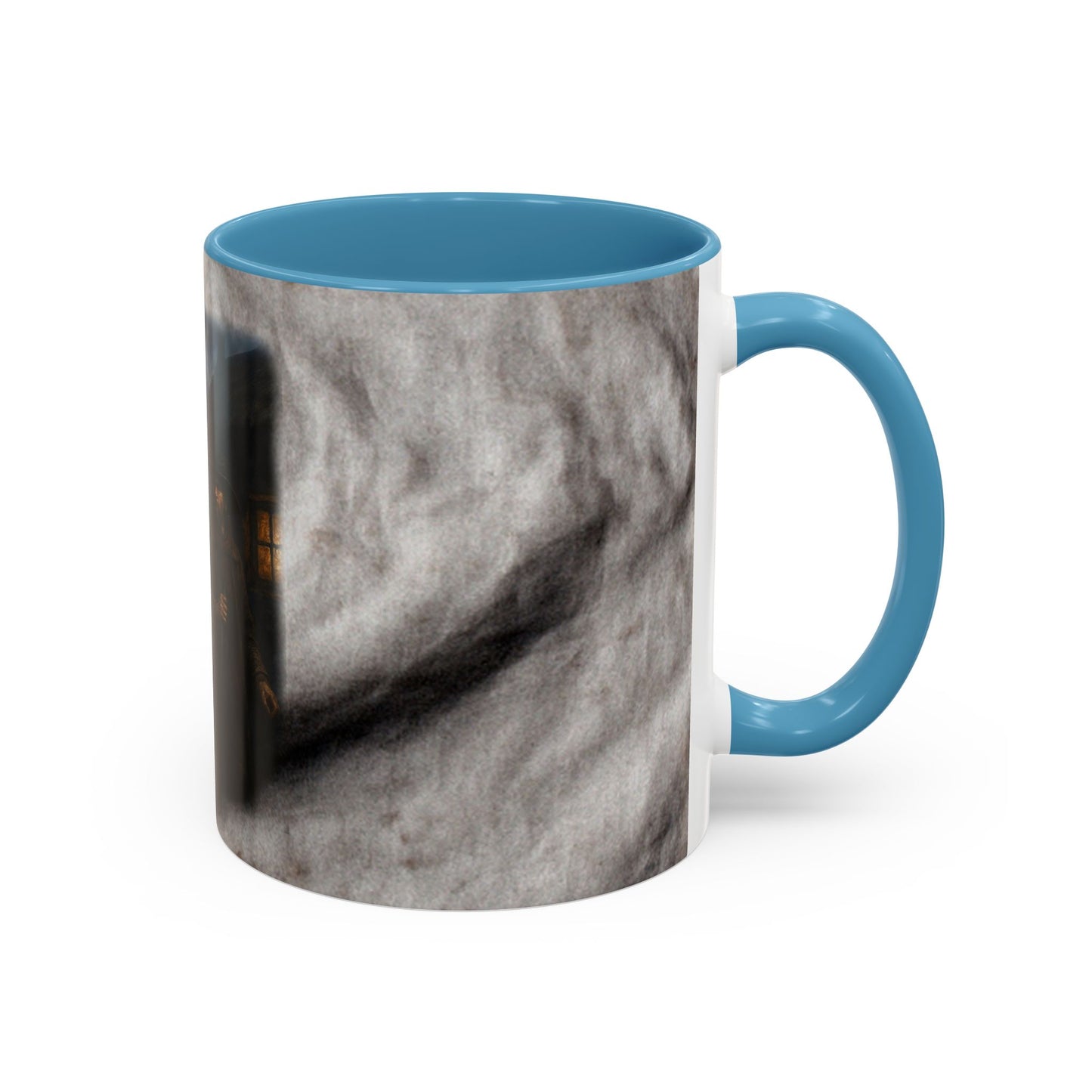 Christmas Zombie Horse Accent Mug — Welsh ‘Grey Horse’ Caroling Story