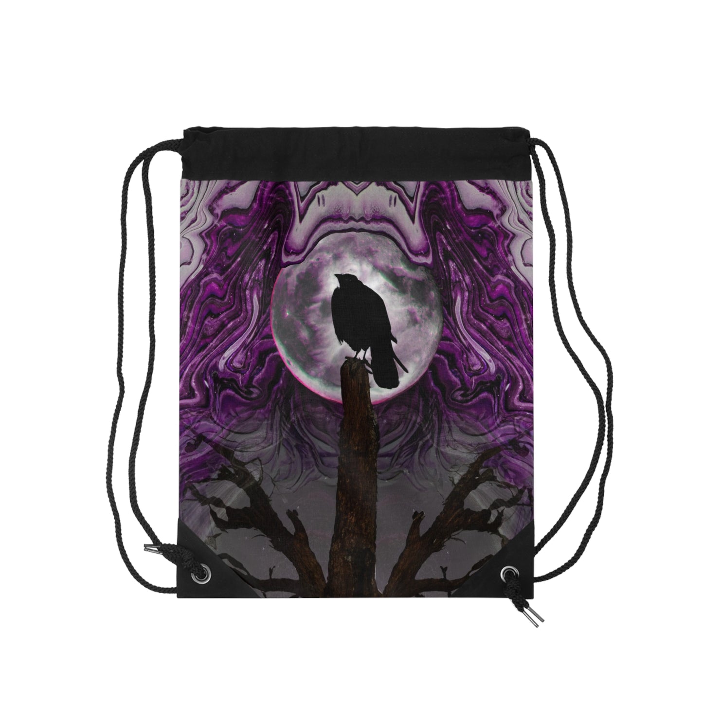 Nevermore Drawstring Bag