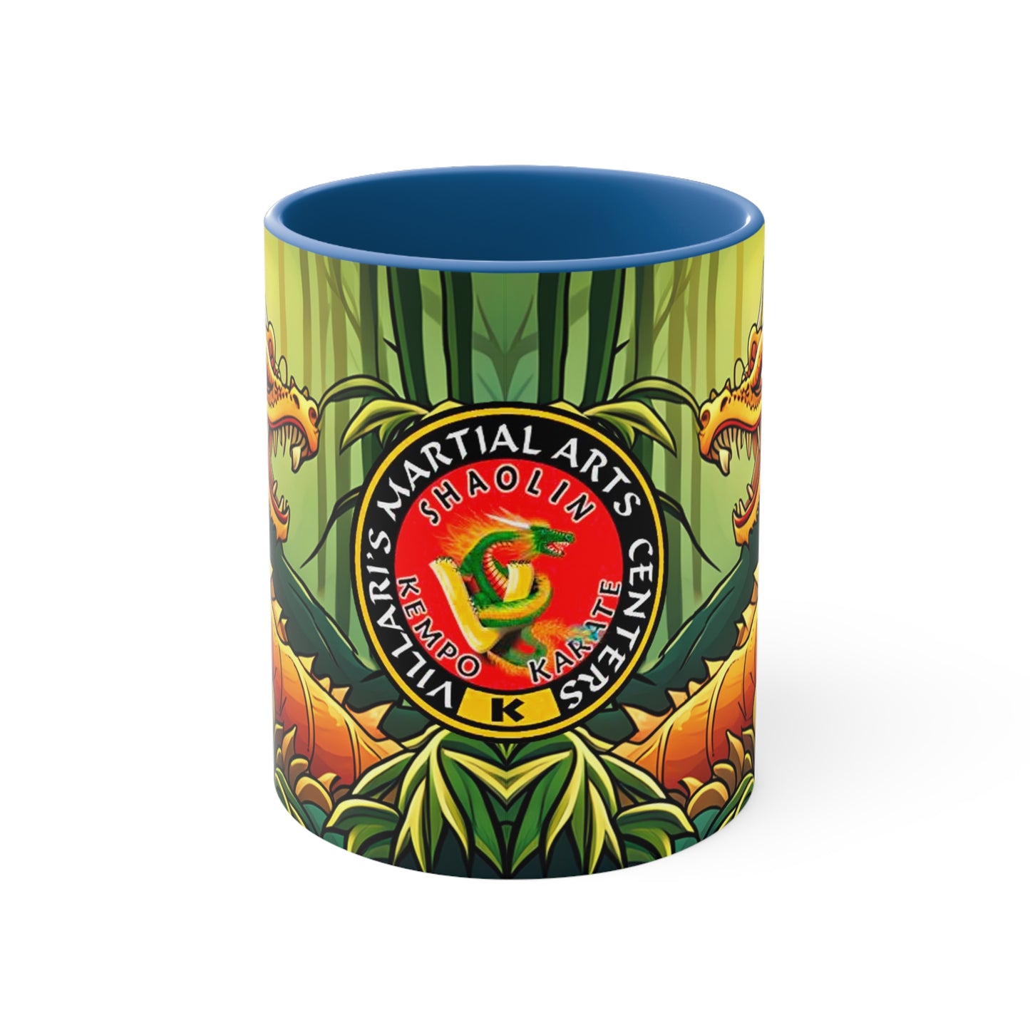 Dragon in Bamboo Forest Accent Coffee Mug, 11oz