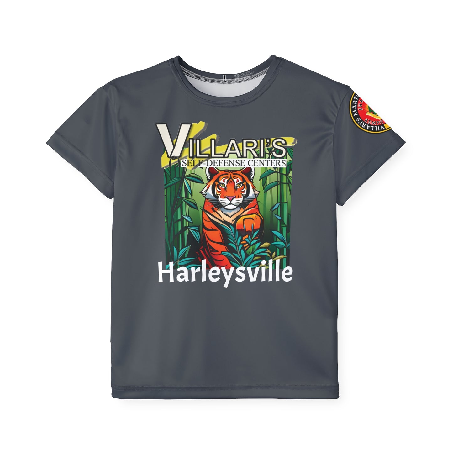 Youth: Gray Tiger in Bamboo Forest