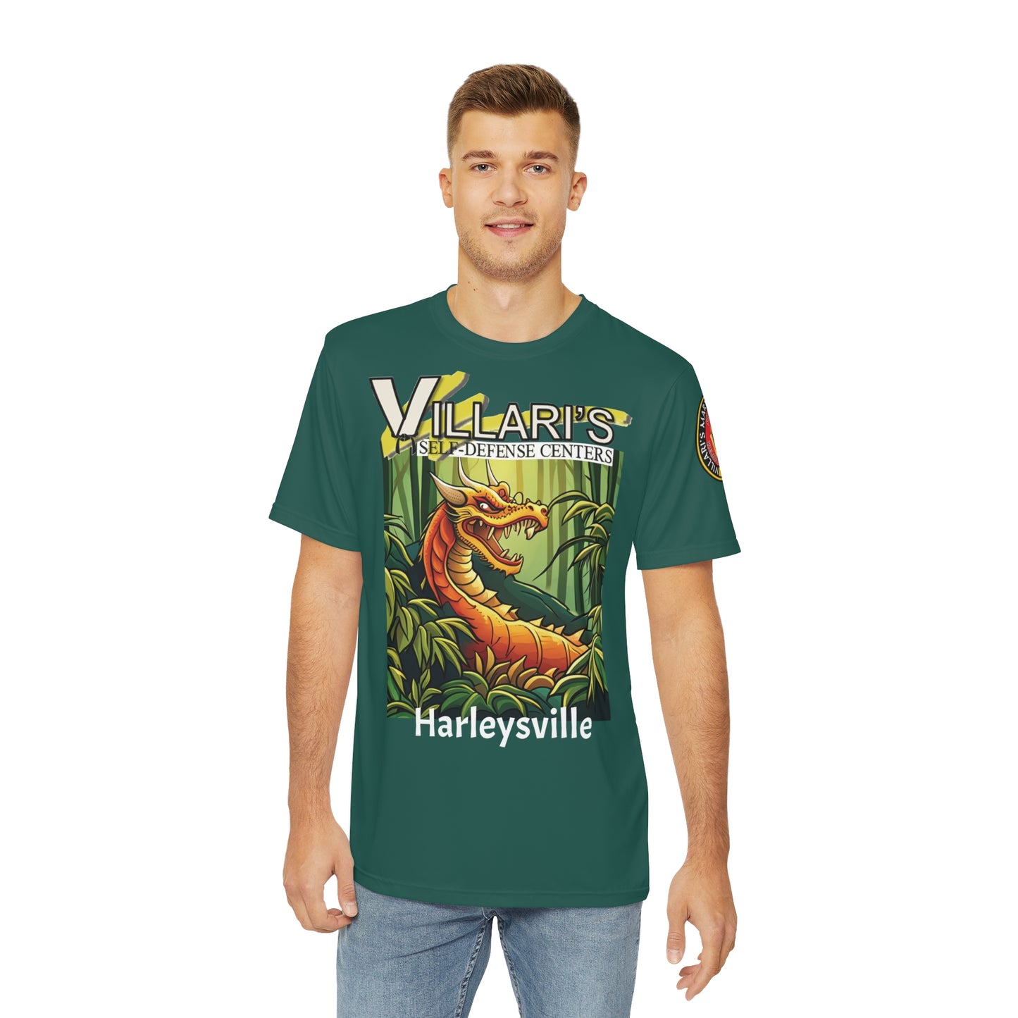 Teal Dragon in Bamboo Forest Villaris- Adult