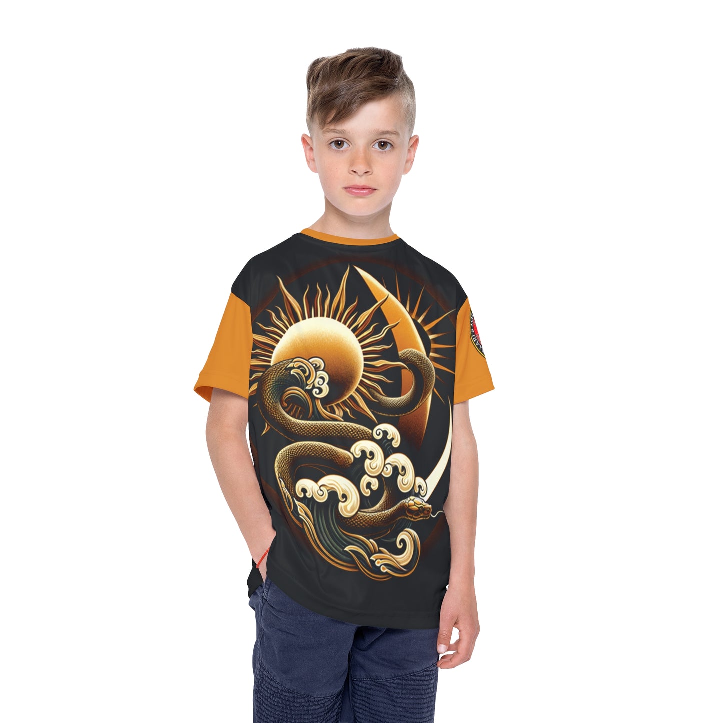 Orange Sun & Moon with Snake Villaris-Youth