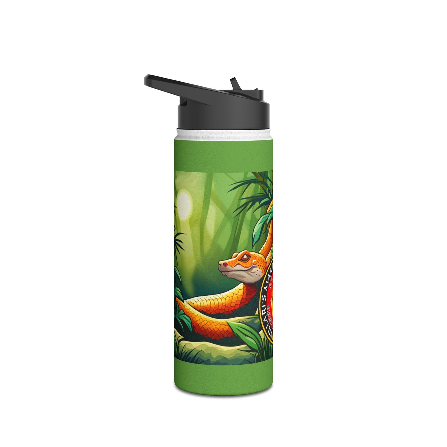 Snake Stainless Steel Water Bottle, Standard Lid