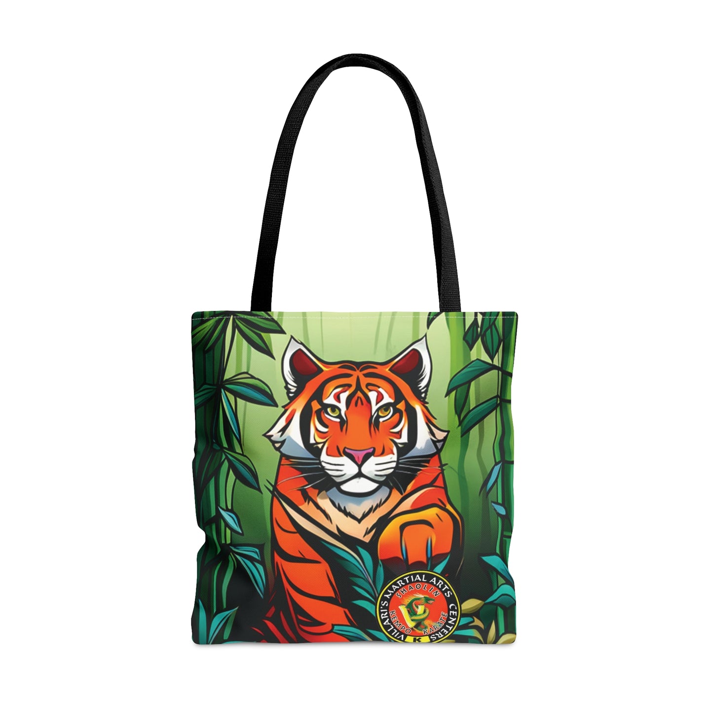 Tiger in Bamboo Forest Tote Bag