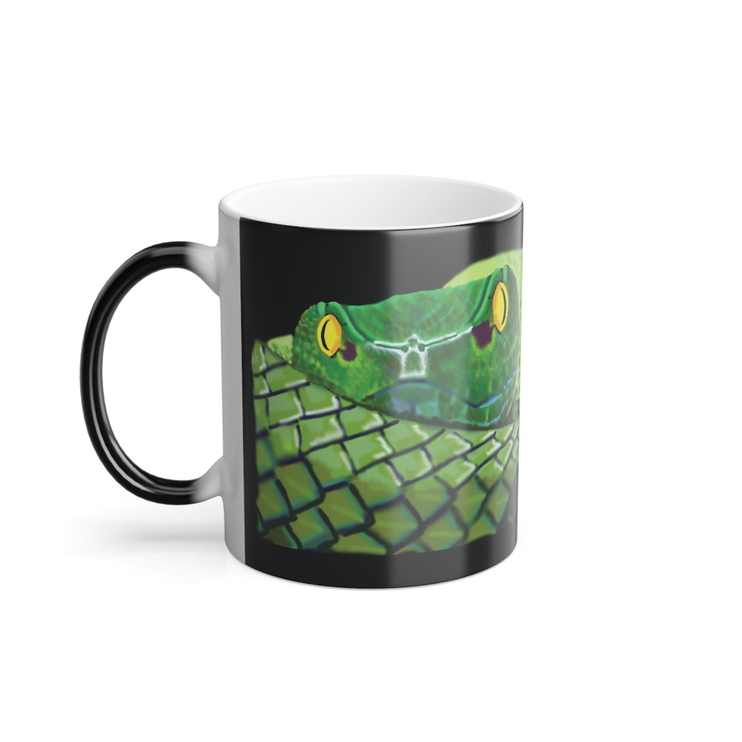 Peek-a-BOO! Snake (Left Handed) Color Changing Mug