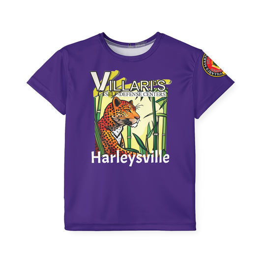 Youth: Purple Leopard in Bamboo Forest