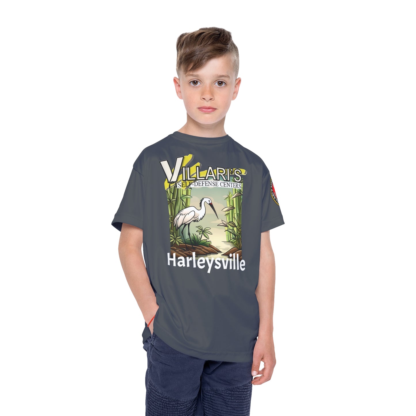 Youth: Gray Crane in Bamboo Forest