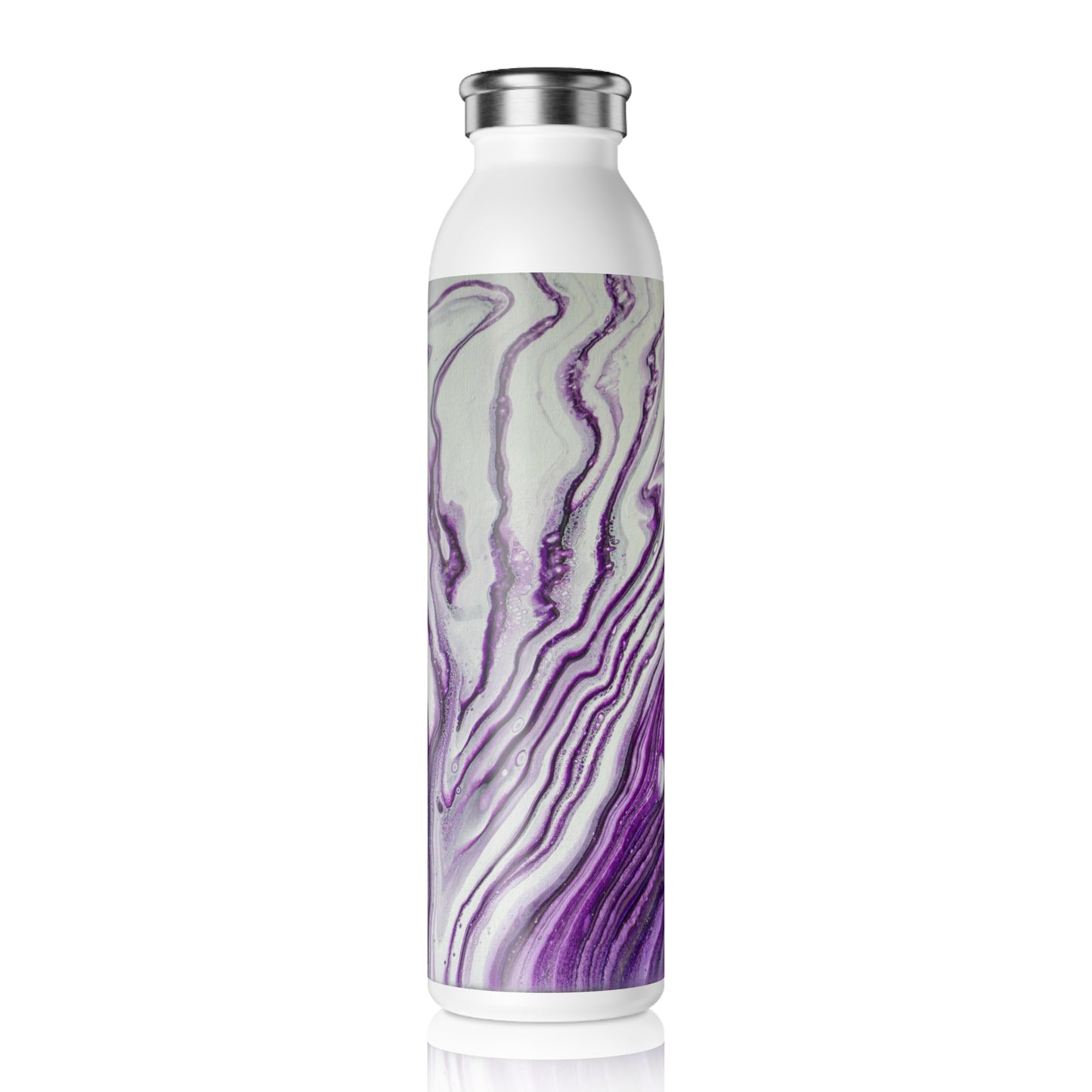 Purple Daz Slim Water Bottle