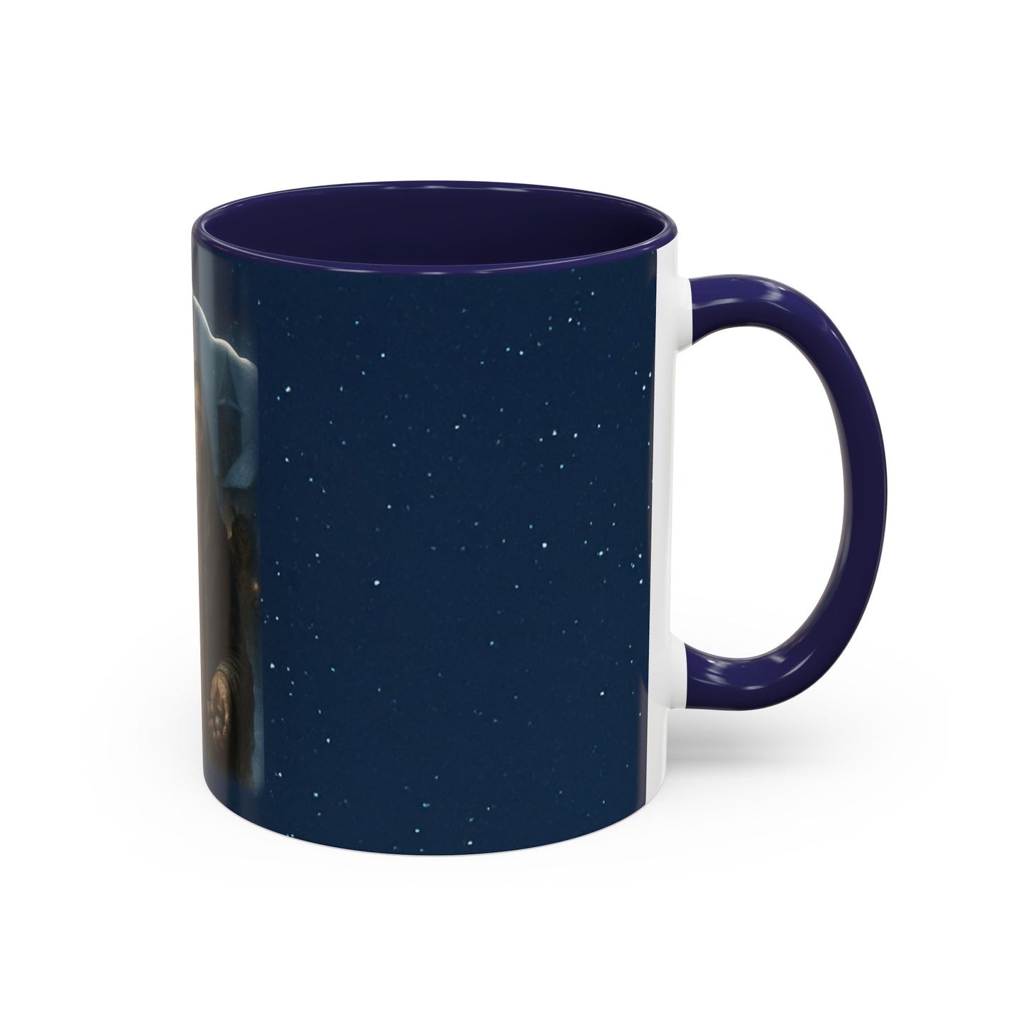 Frau Perchta Accent Mug — Germanic Folklore Goddess Coffee Cup