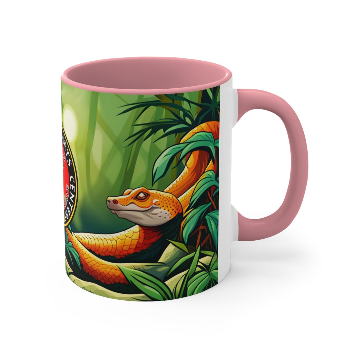 Snake in Bamboo Forest Accent Coffee Mug, 11oz