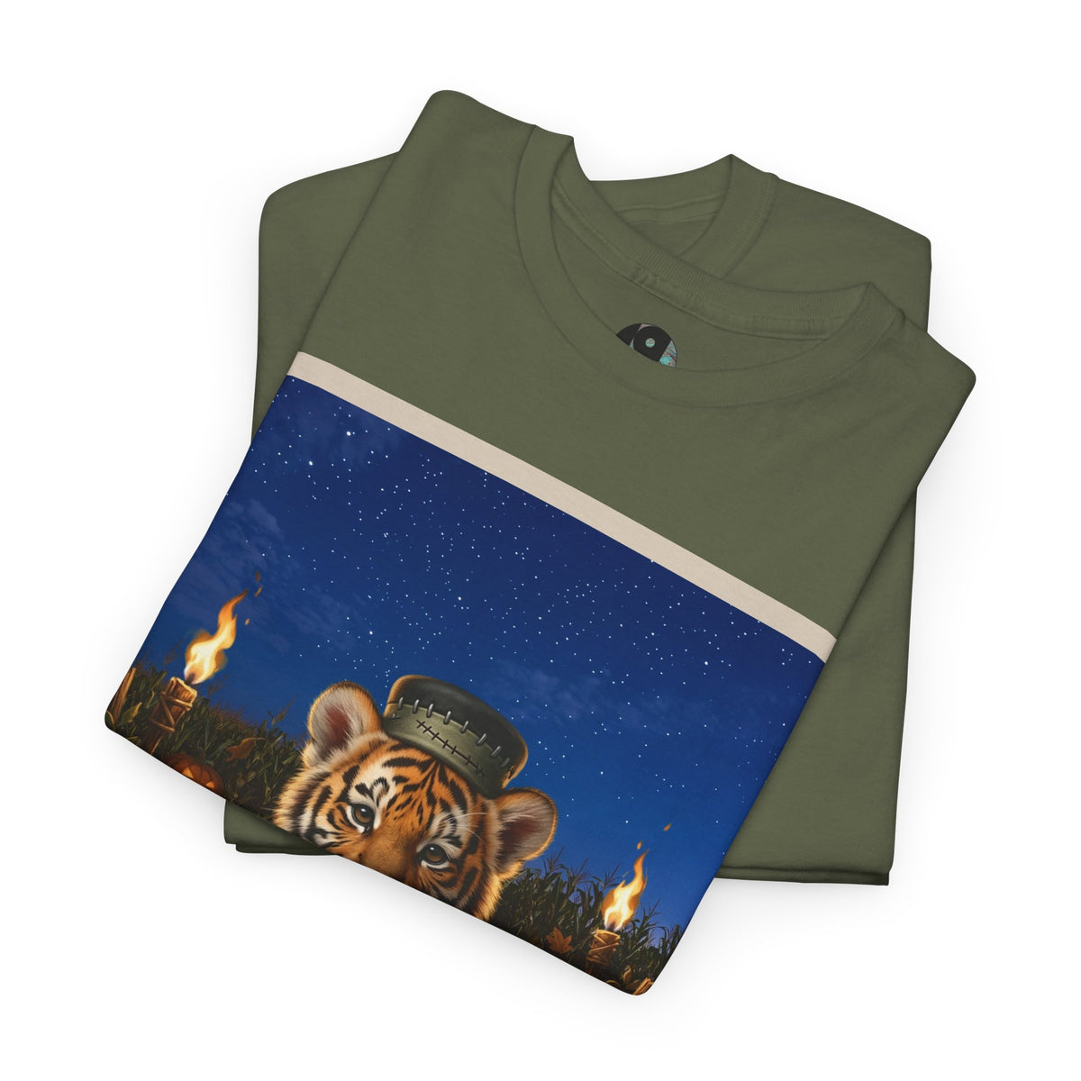 Halloween Tiger Pumpkin T-Shirt